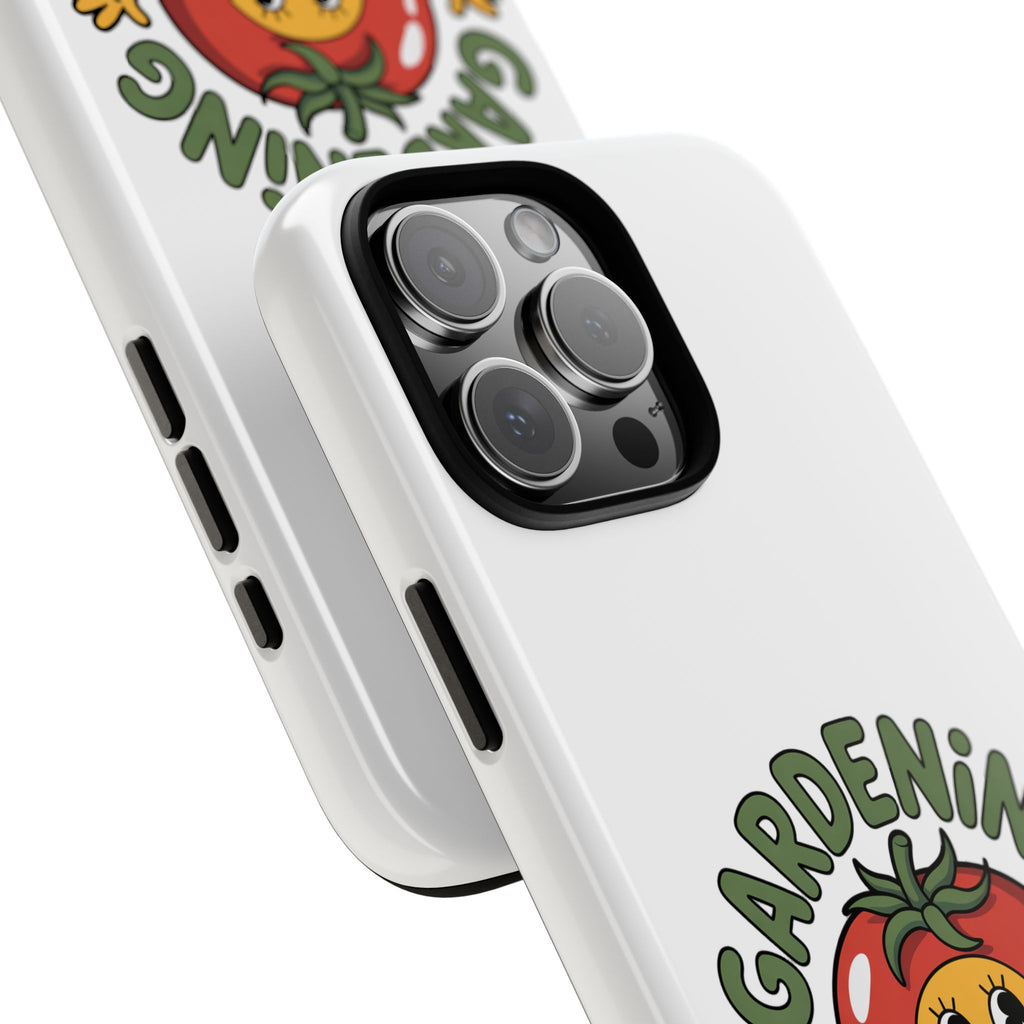 Gardening Skills Phone Case — Cute Tomato Plant Lover Protective Cover