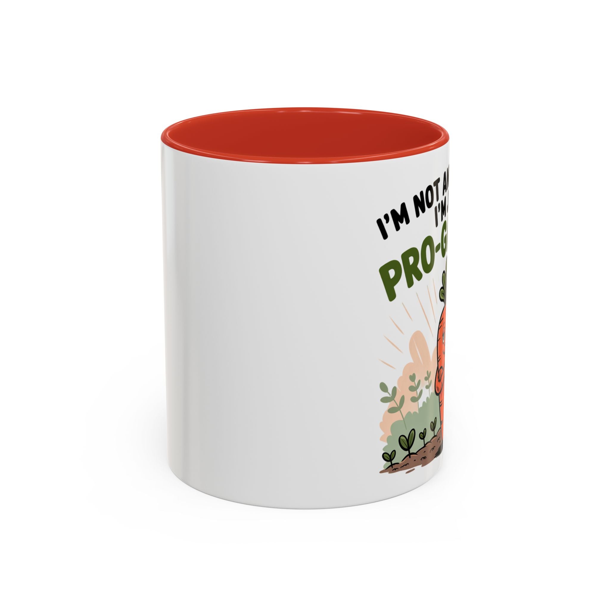 Pro-Garden Coffee Mug – "I'm Not Anti-Social; I'm Just Pro-Garden" Accent Mug