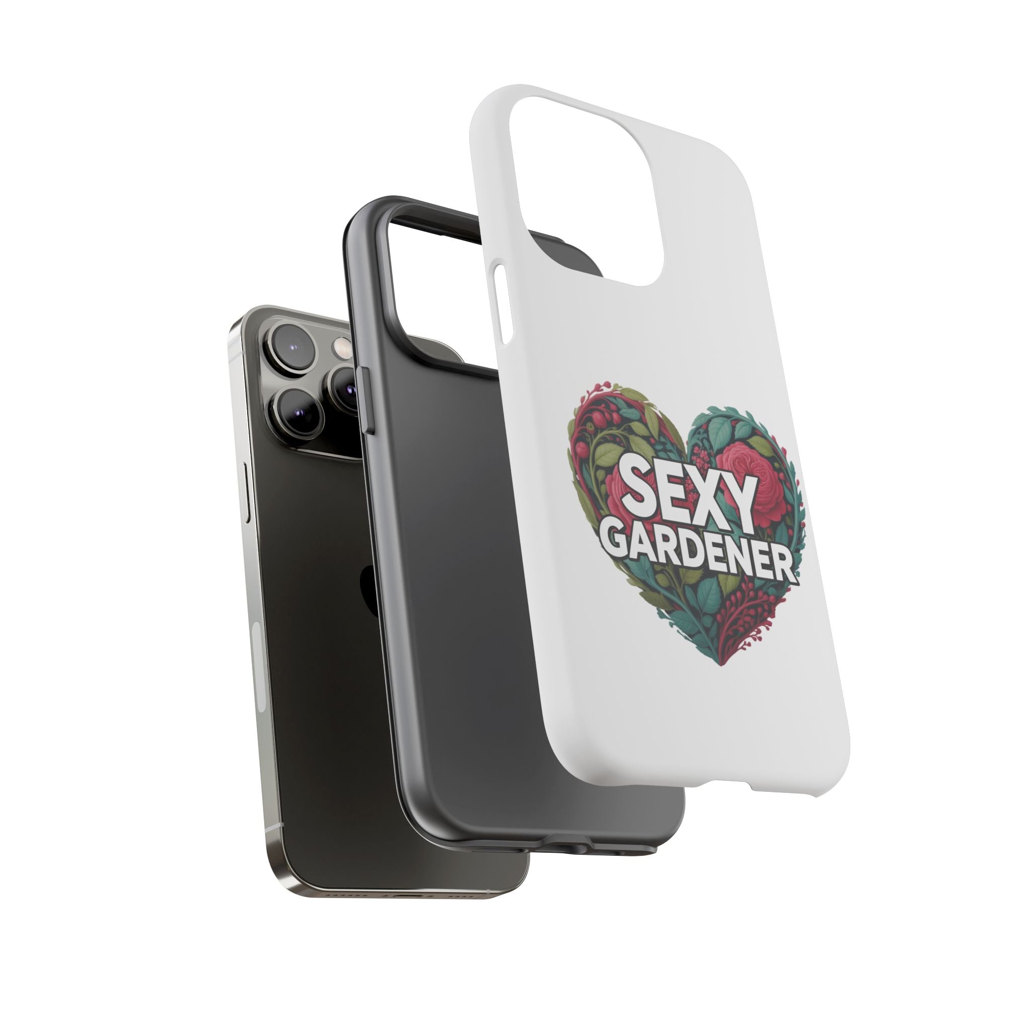 Sexy Gardener Phone Case — Floral Heart Garden Lover Tough Case