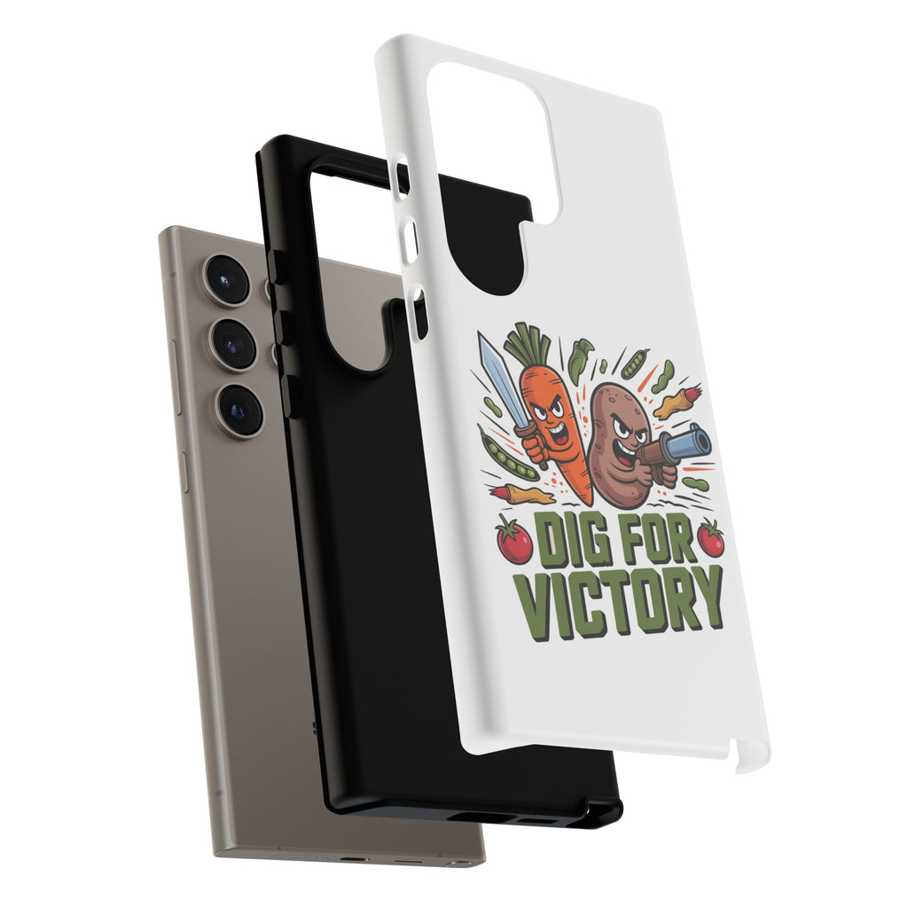 Phone Case — 'Dig For Victory' Veggie Combat Garden Design