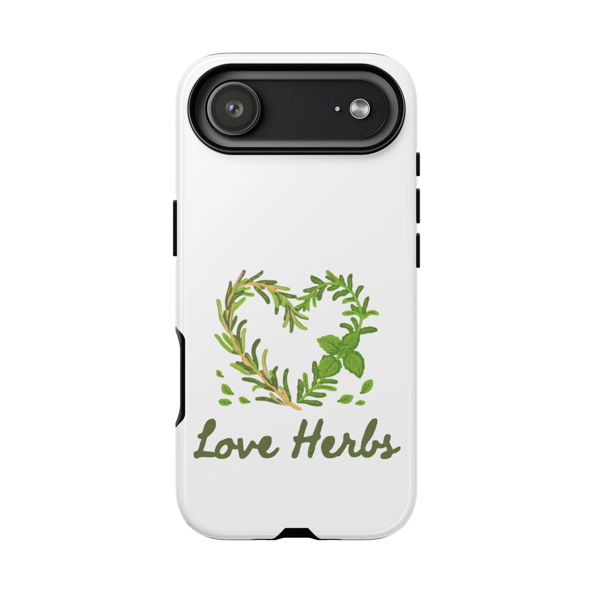 Herb Heart Phone Case - "Love Herbs" Botanical iPhone Cover