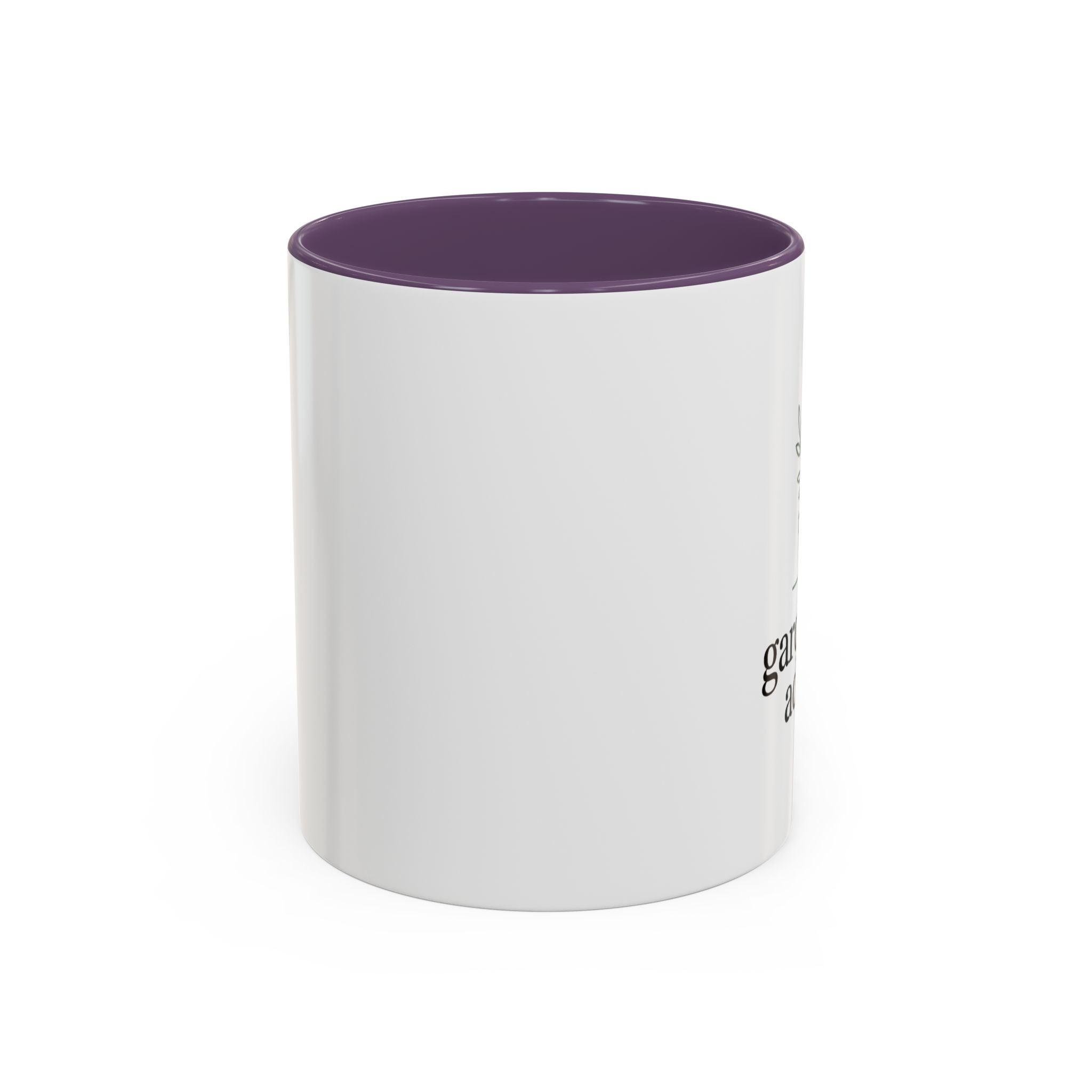 Gardening Addict Accent Coffee Mug — Plant Lover Ceramic Mug (11/15oz)