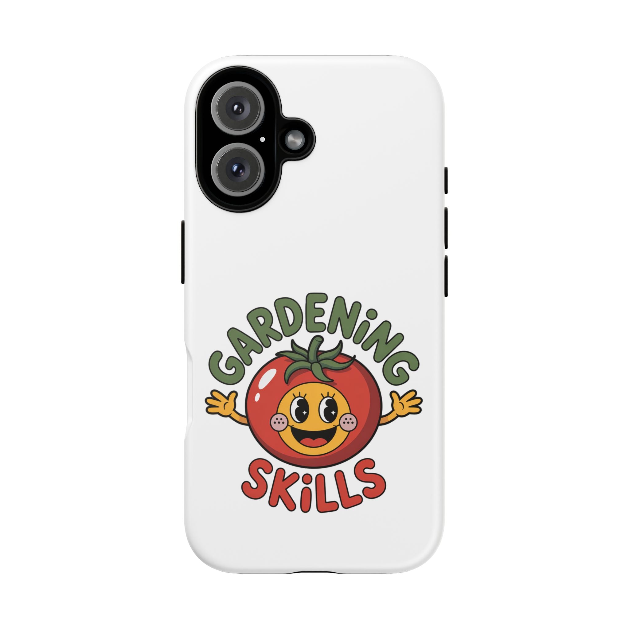 Gardening Skills Phone Case — Cute Tomato Plant Lover Protective Cover