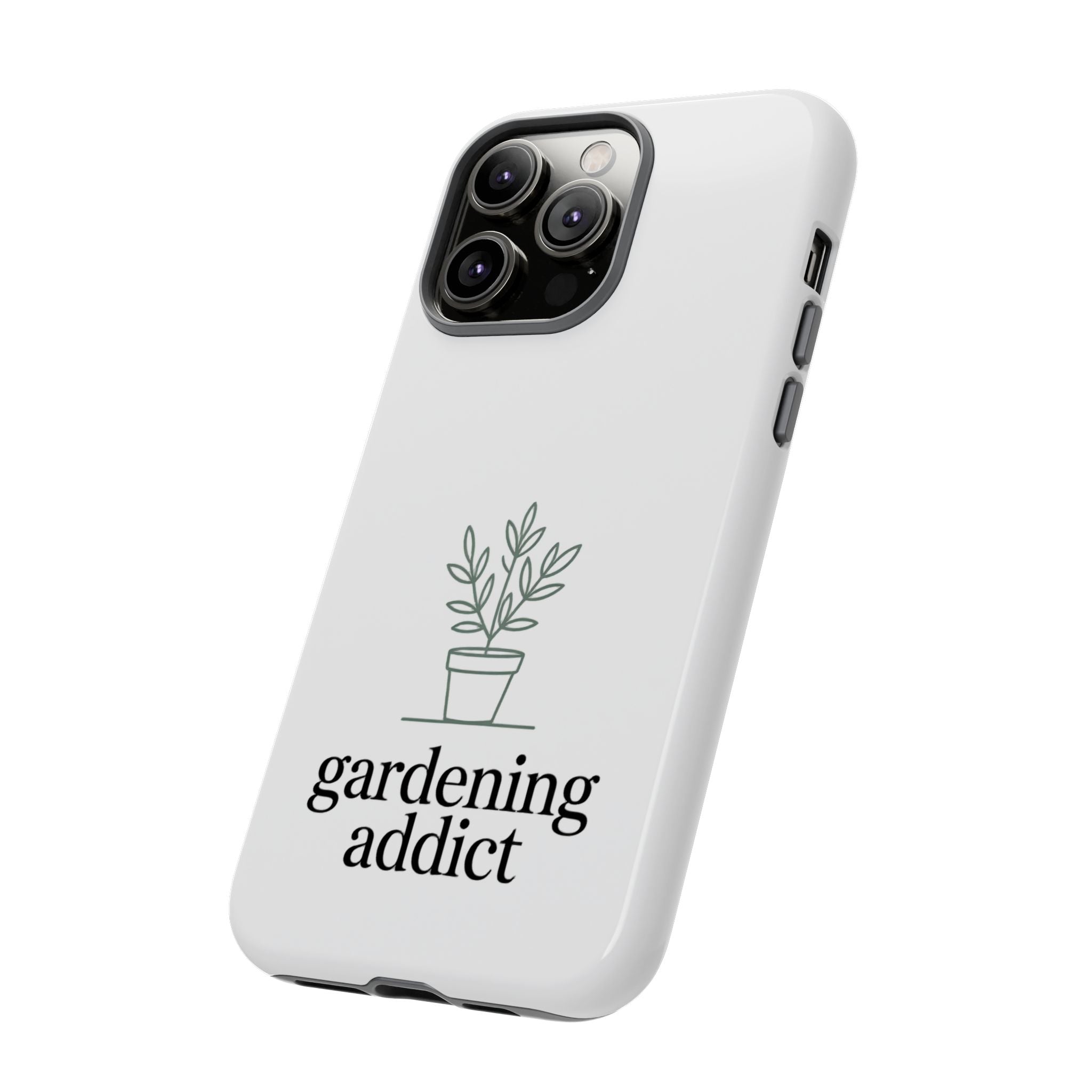 Phone Case — 'gardening addict' Minimal Plant Design