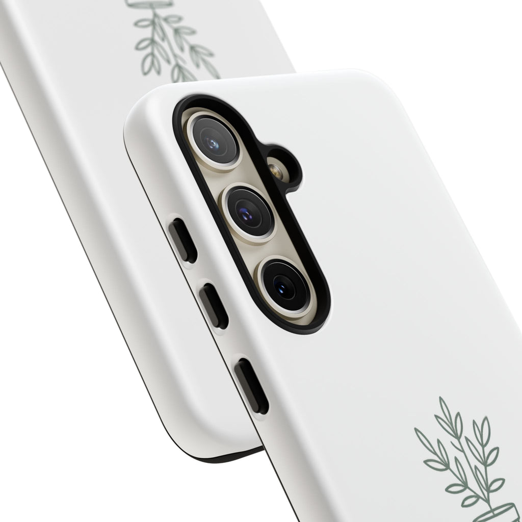 Phone Case — 'gardening addict' Minimal Plant Design