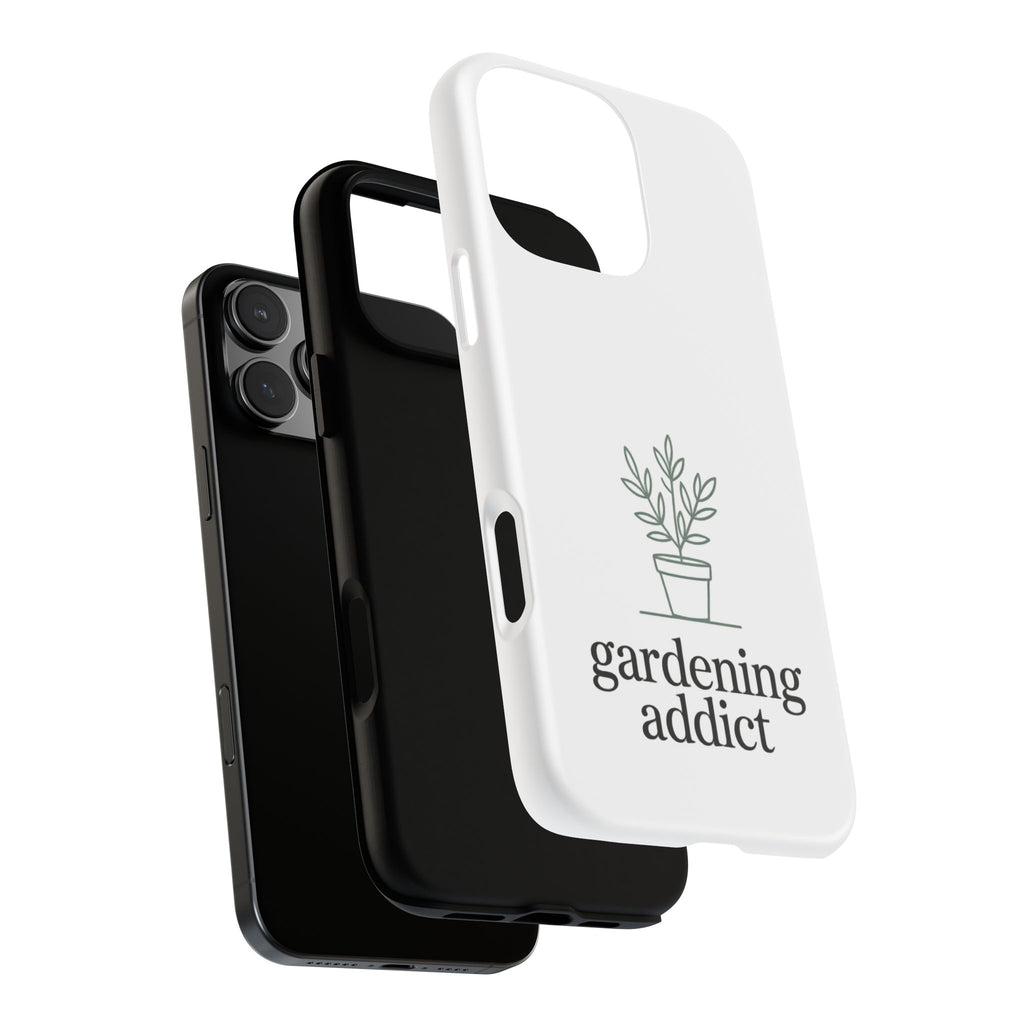 Phone Case — 'gardening addict' Minimal Plant Design