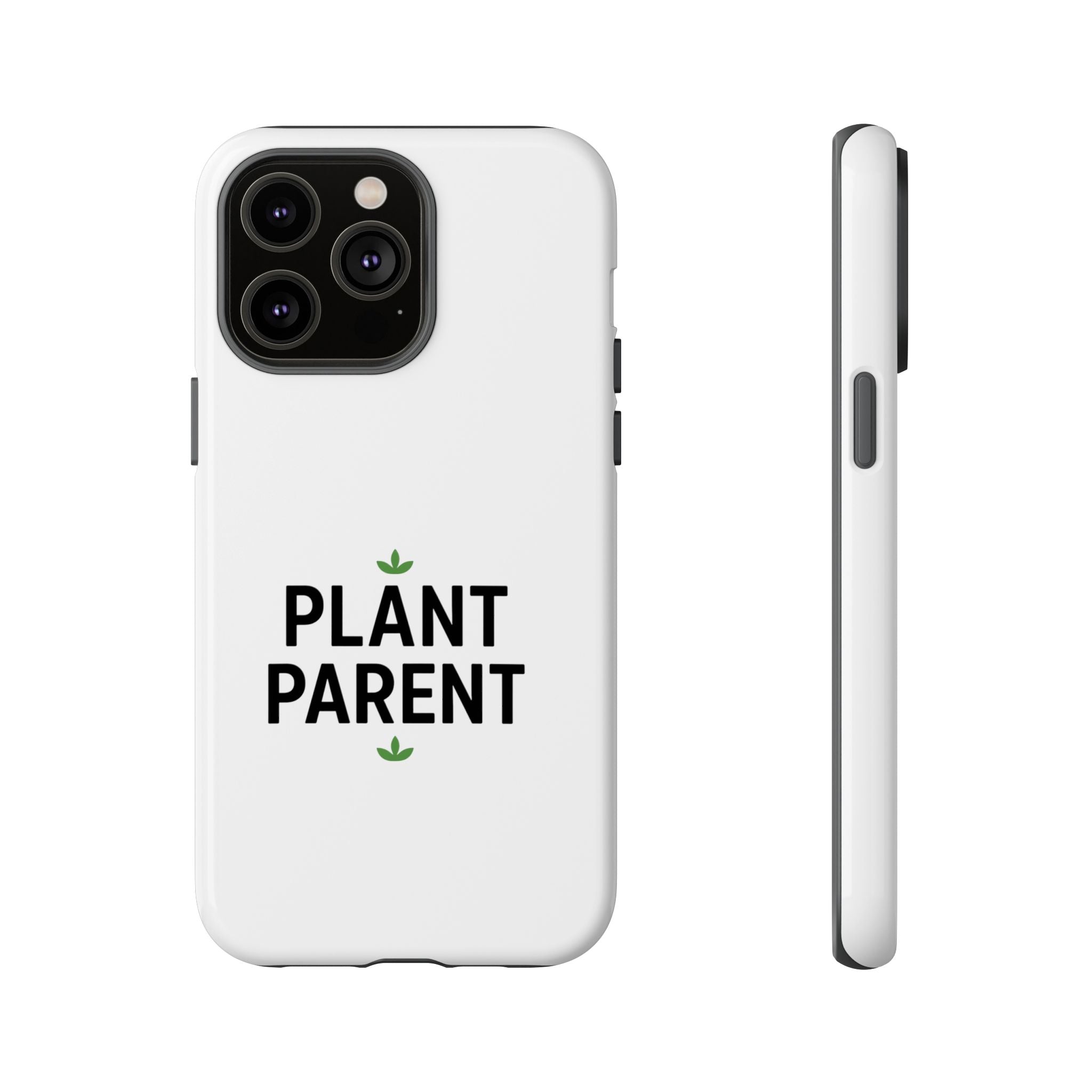 Plant Parent Tough Phone Case – Minimalist Plant Lover Protective Cover
