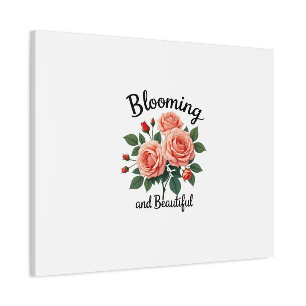 Blooming and Beautiful Rose Bouquet Canvas Wall Art
