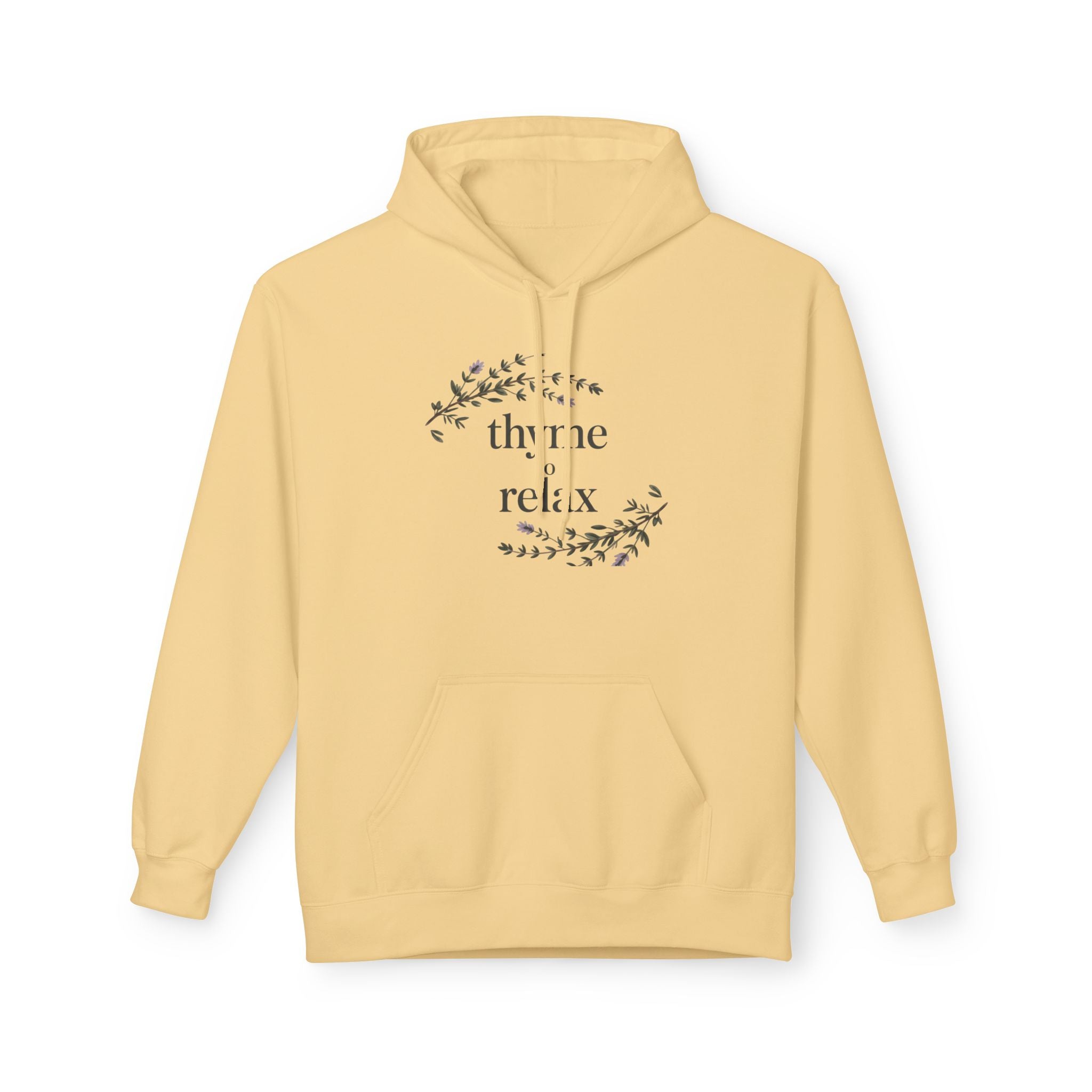 Thyme to Relax Hoodie — Botanical Relaxation Pullover