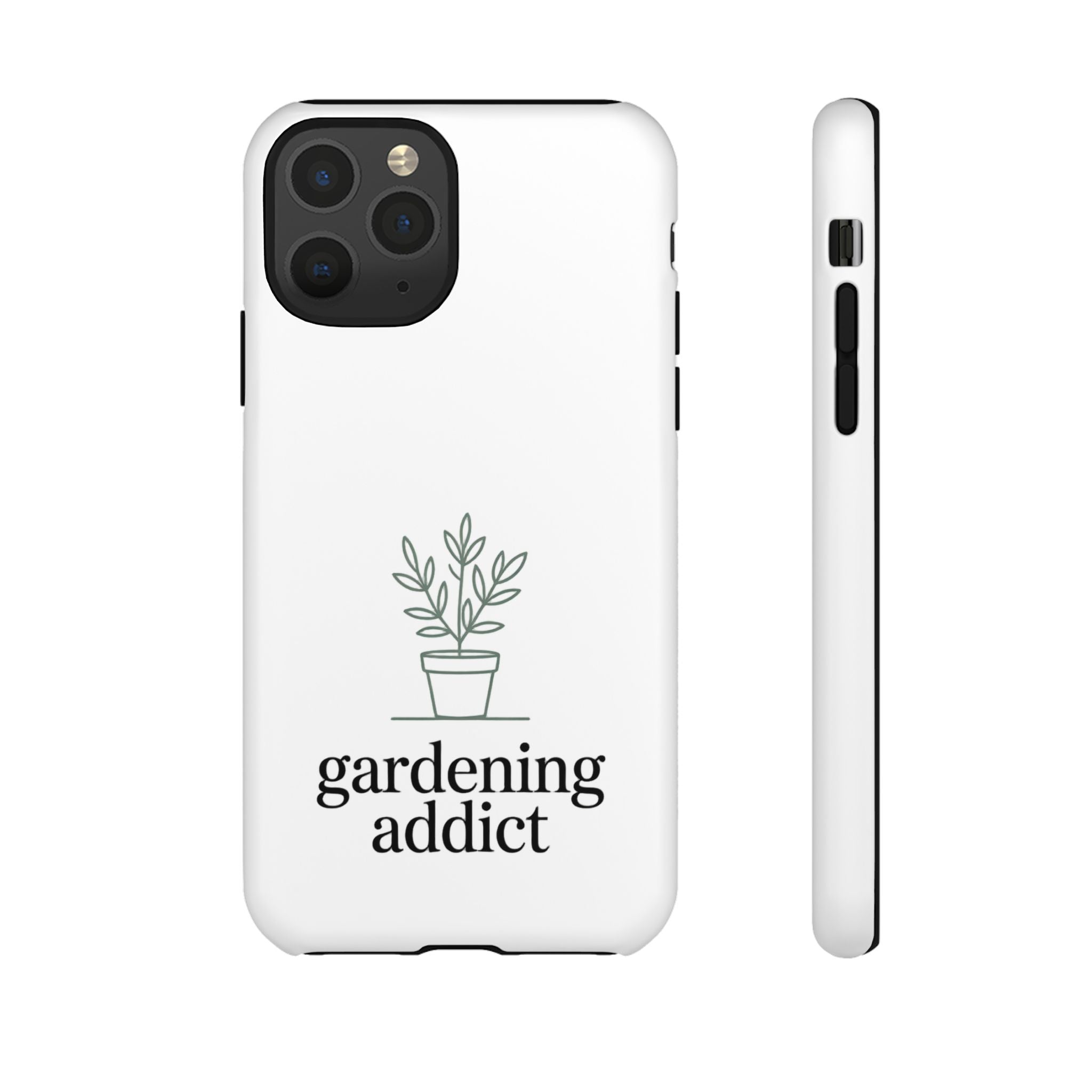 Phone Case — 'gardening addict' Minimal Plant Design