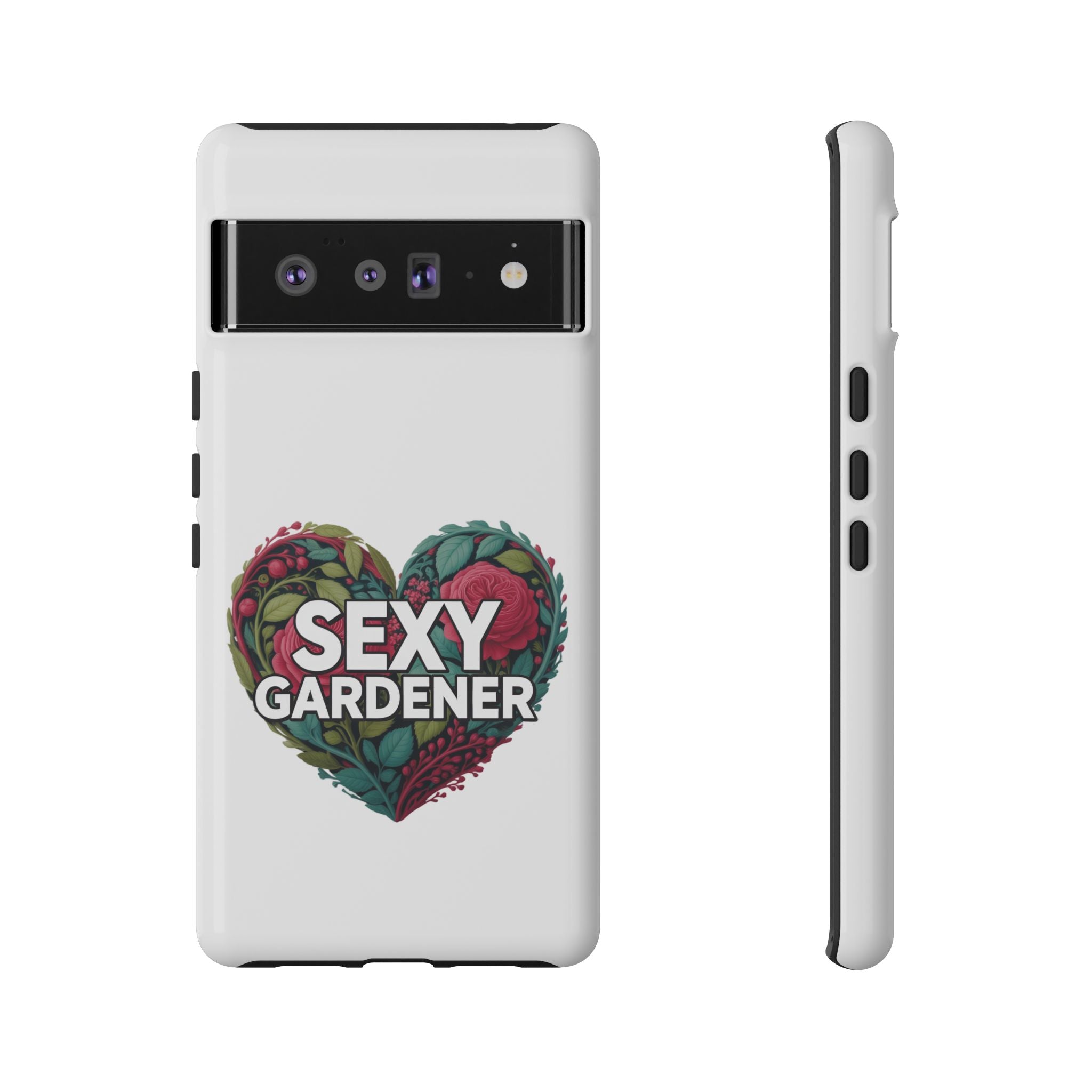 Sexy Gardener Phone Case — Floral Heart Garden Lover Tough Case