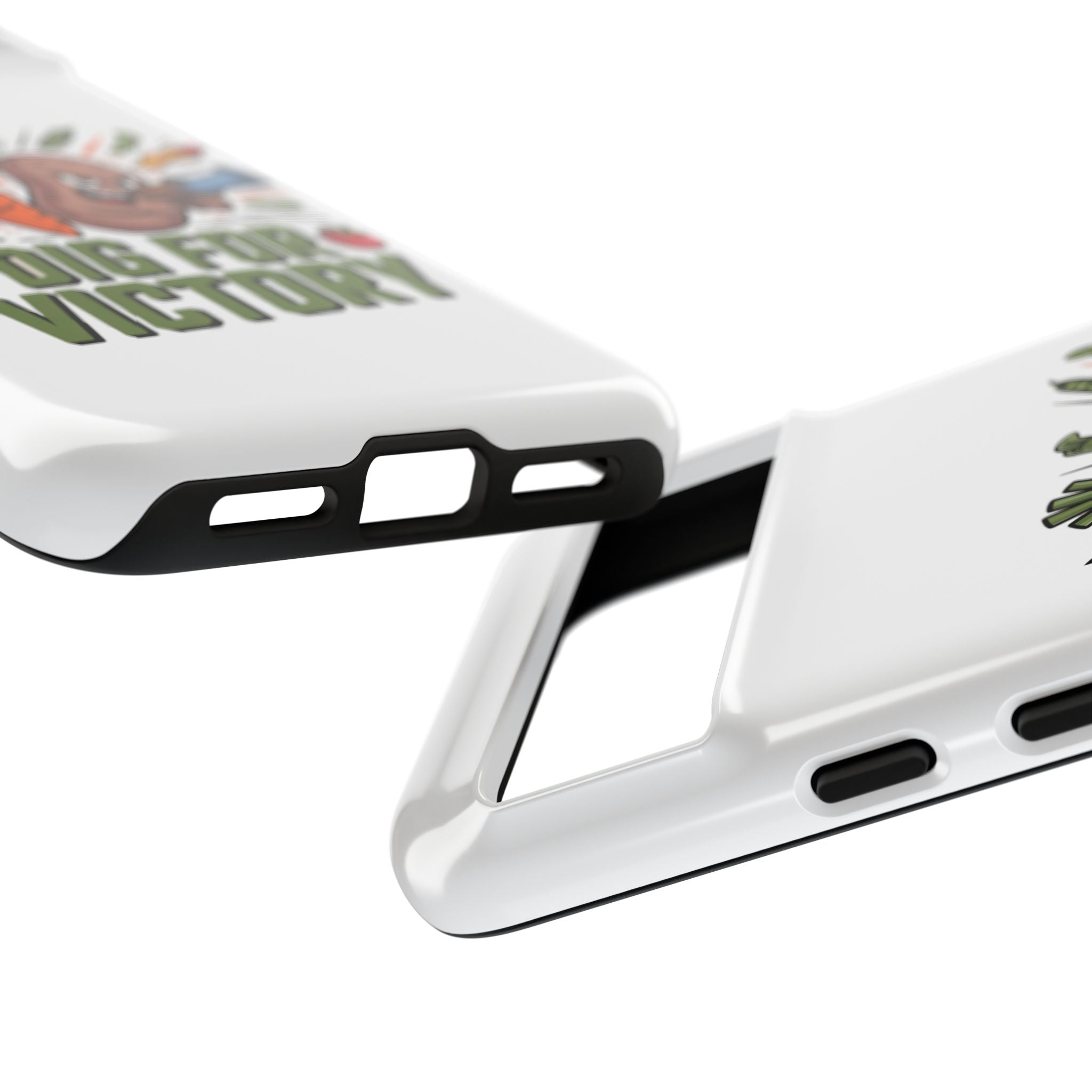 Phone Case — 'Dig For Victory' Veggie Combat Garden Design