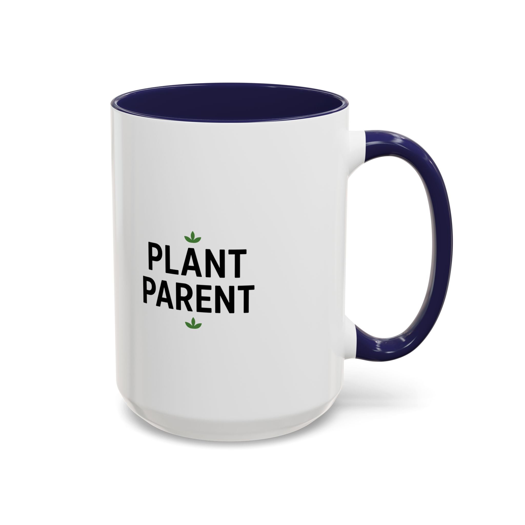 Plant Parent Accent Coffee Mug — Cute Green Houseplant Gift (11/15oz)