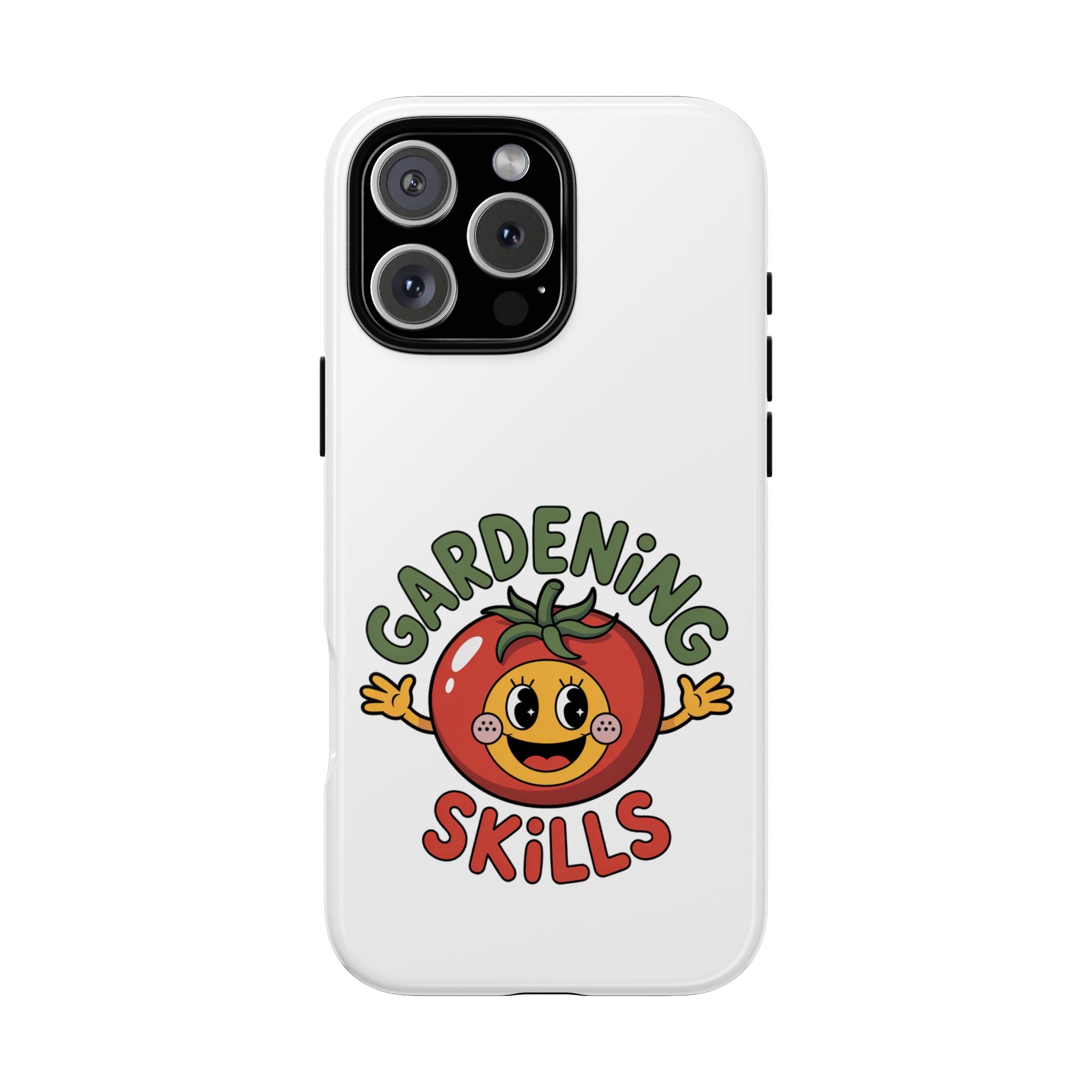 Gardening Skills Phone Case — Cute Tomato Plant Lover Protective Cover