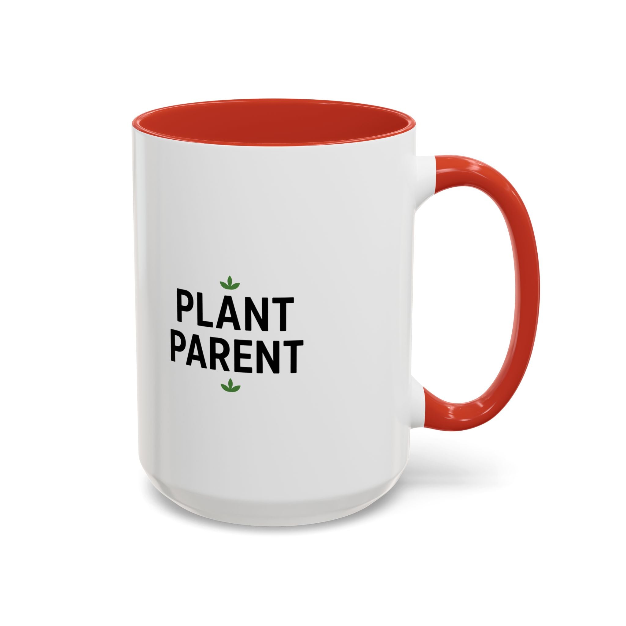 Plant Parent Accent Coffee Mug — Cute Green Houseplant Gift (11/15oz)
