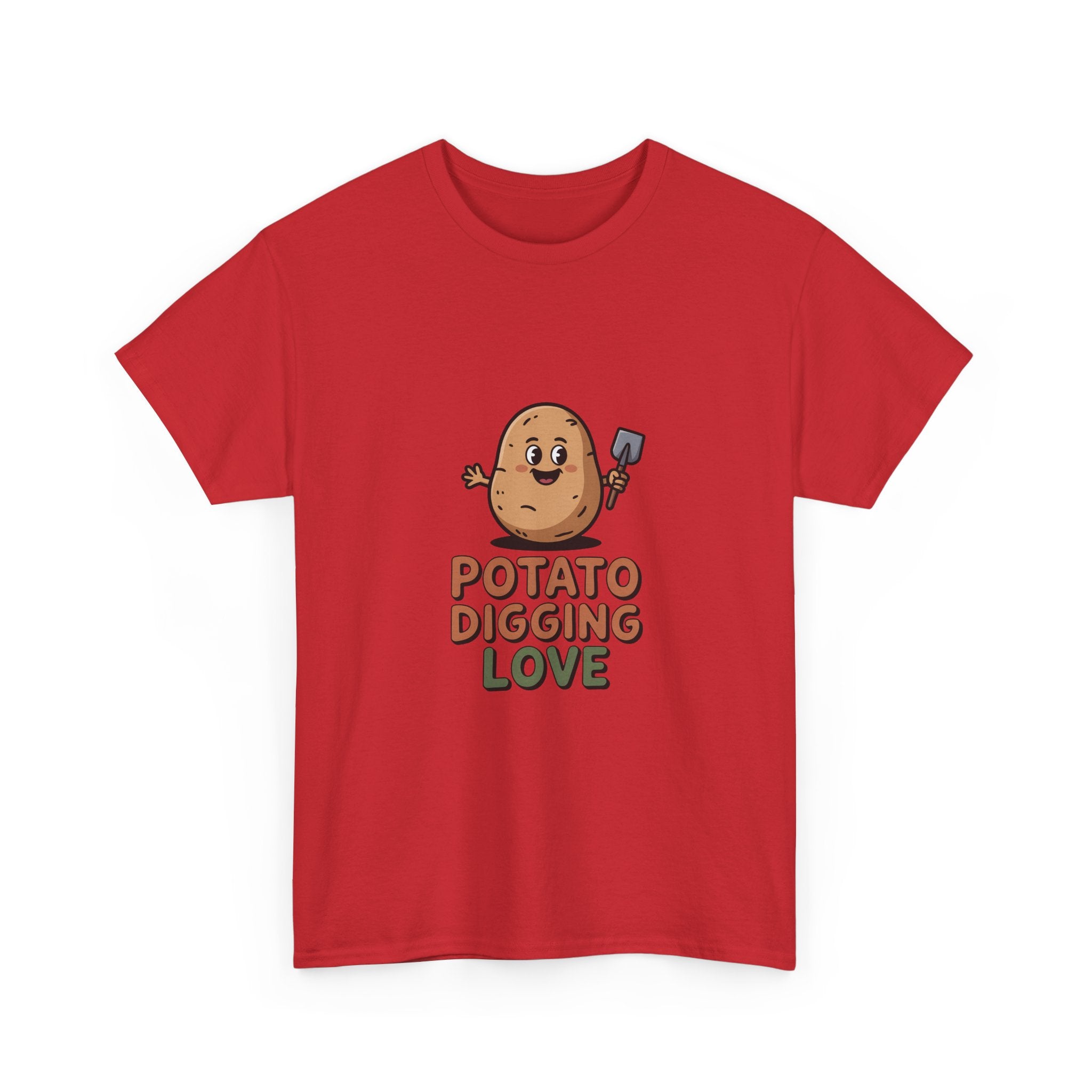 T-Shirt — "Potato Digging Love" Cute Gardening Veggie Tee
