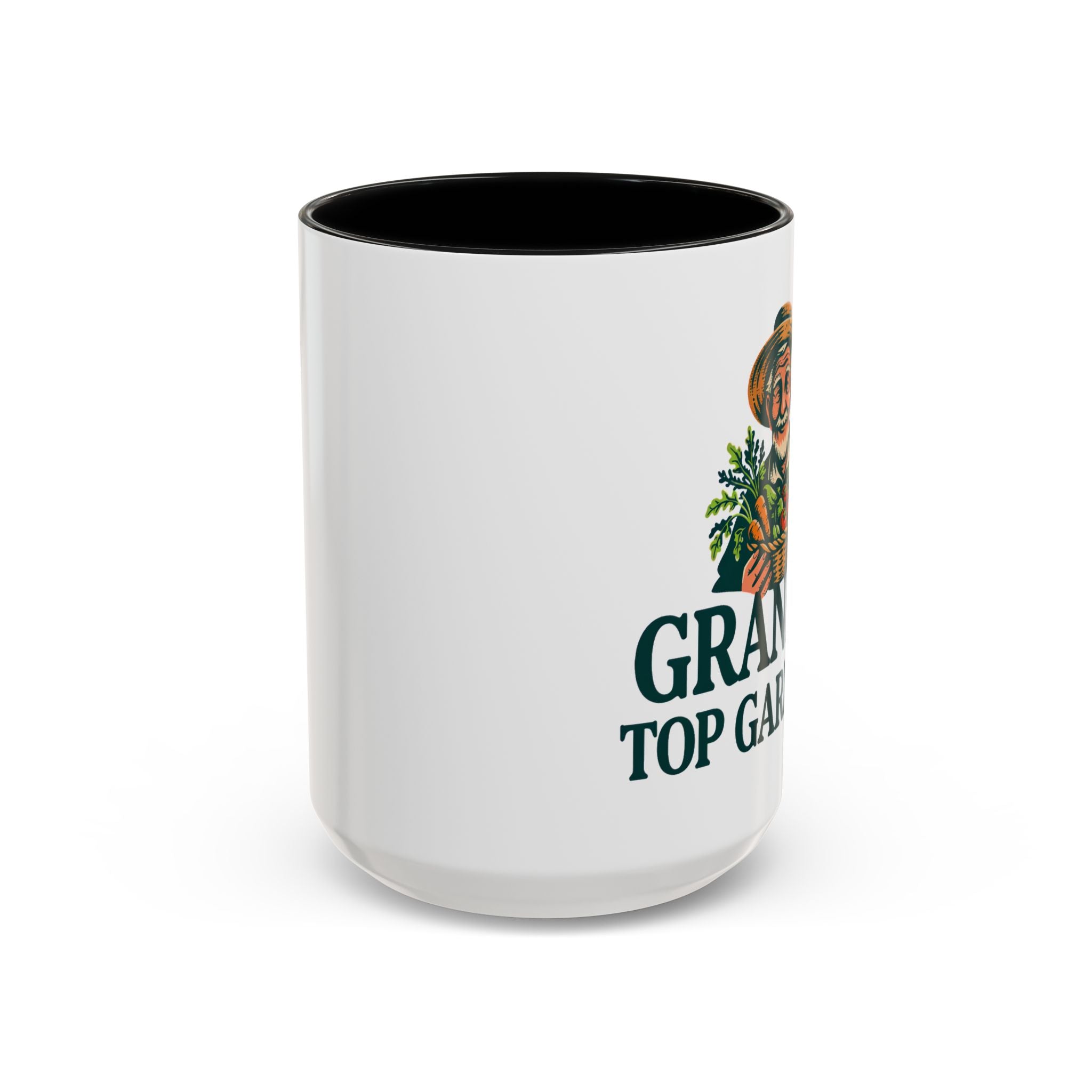 Grandad Top Gardener Accent Coffee Mug — 11/15oz Gift for Gardeners