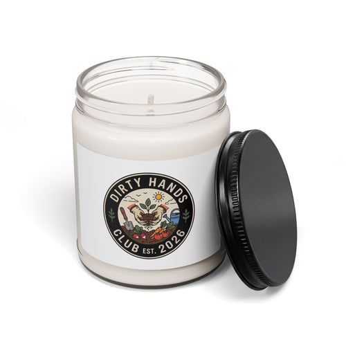 Dirty Hands Club Scented Soy Candle — 9oz Gardeners’ Candle (Est. 2026)