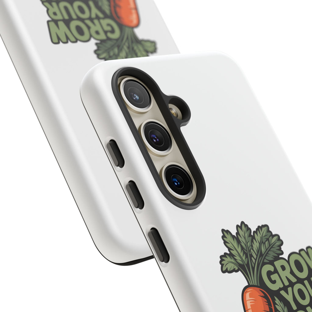 Grow Your Own Vegetables Phone Case — Gardening Carrot Potato Tomato Design