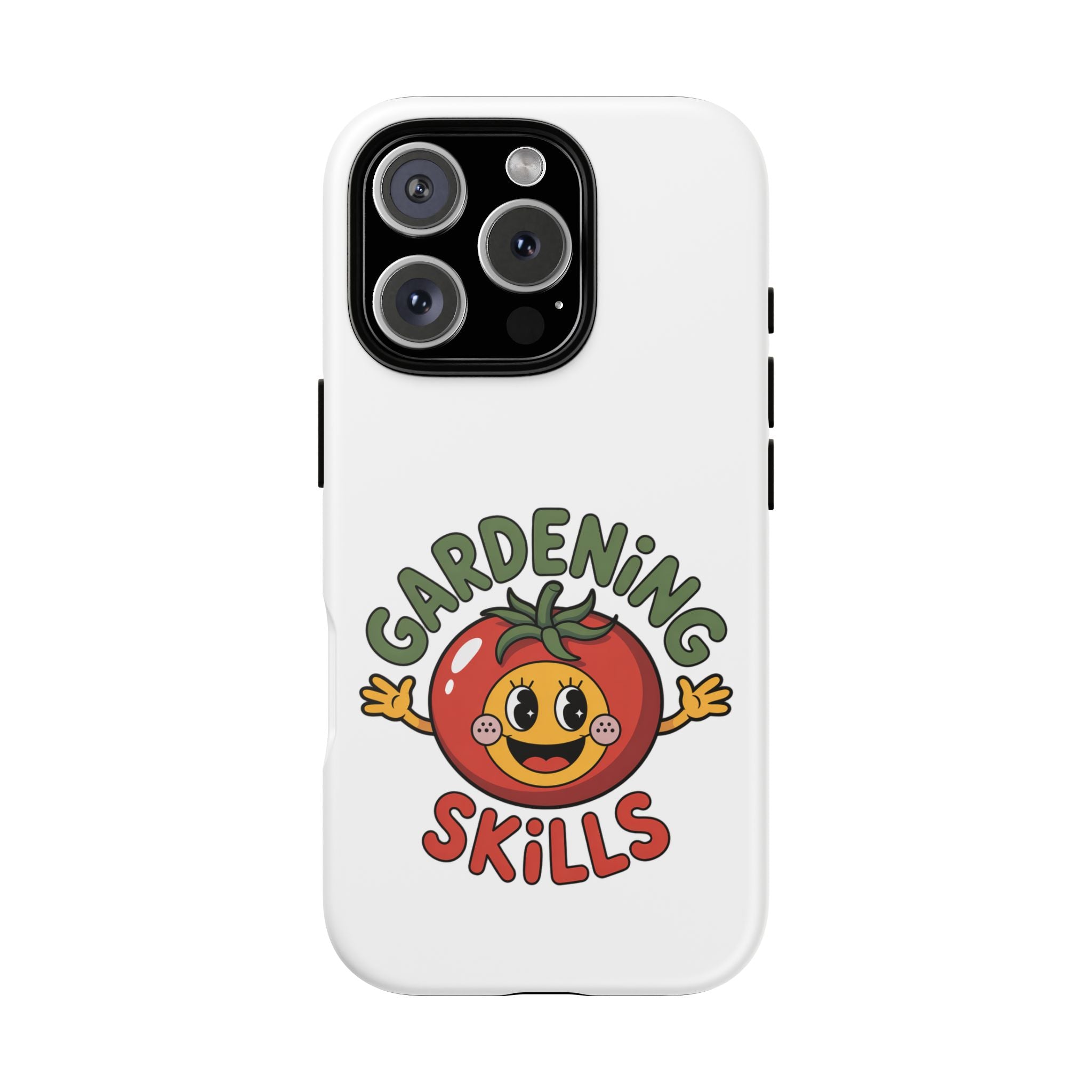 Gardening Skills Phone Case — Cute Tomato Plant Lover Protective Cover