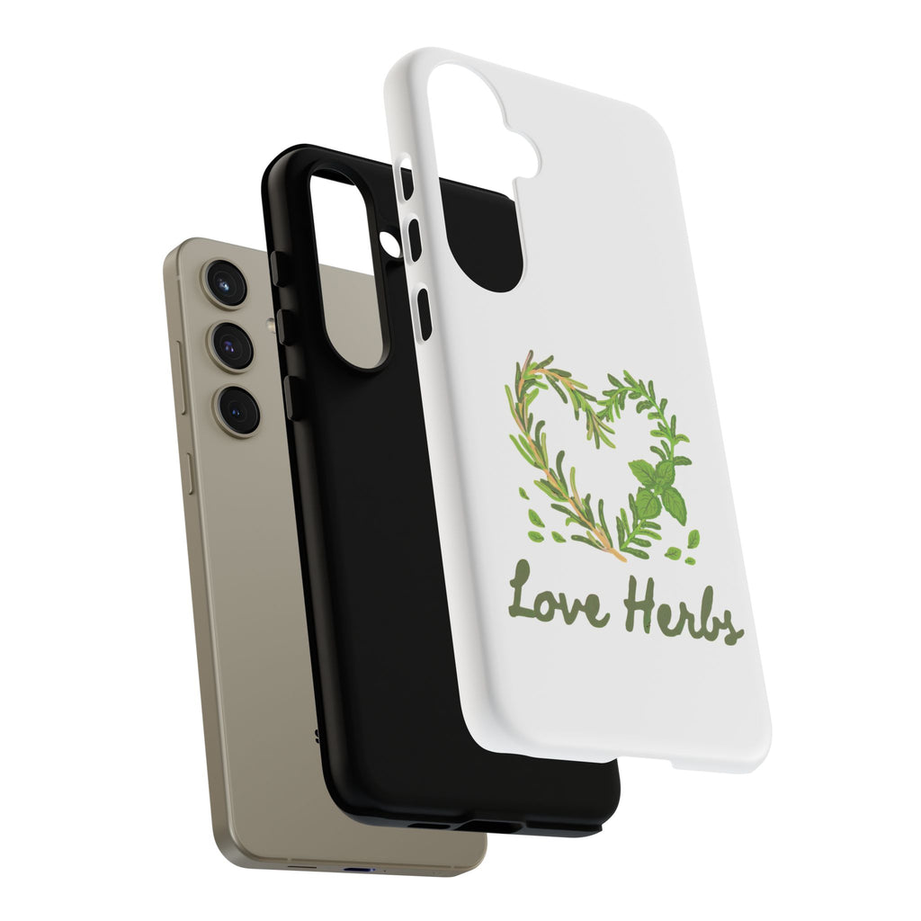 Herb Heart Phone Case - "Love Herbs" Botanical iPhone Cover