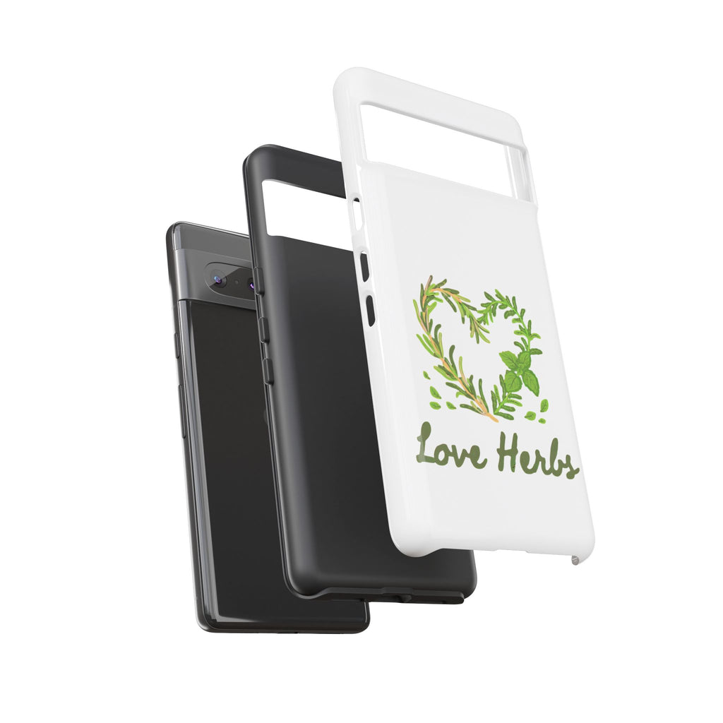 Herb Heart Phone Case - "Love Herbs" Botanical iPhone Cover