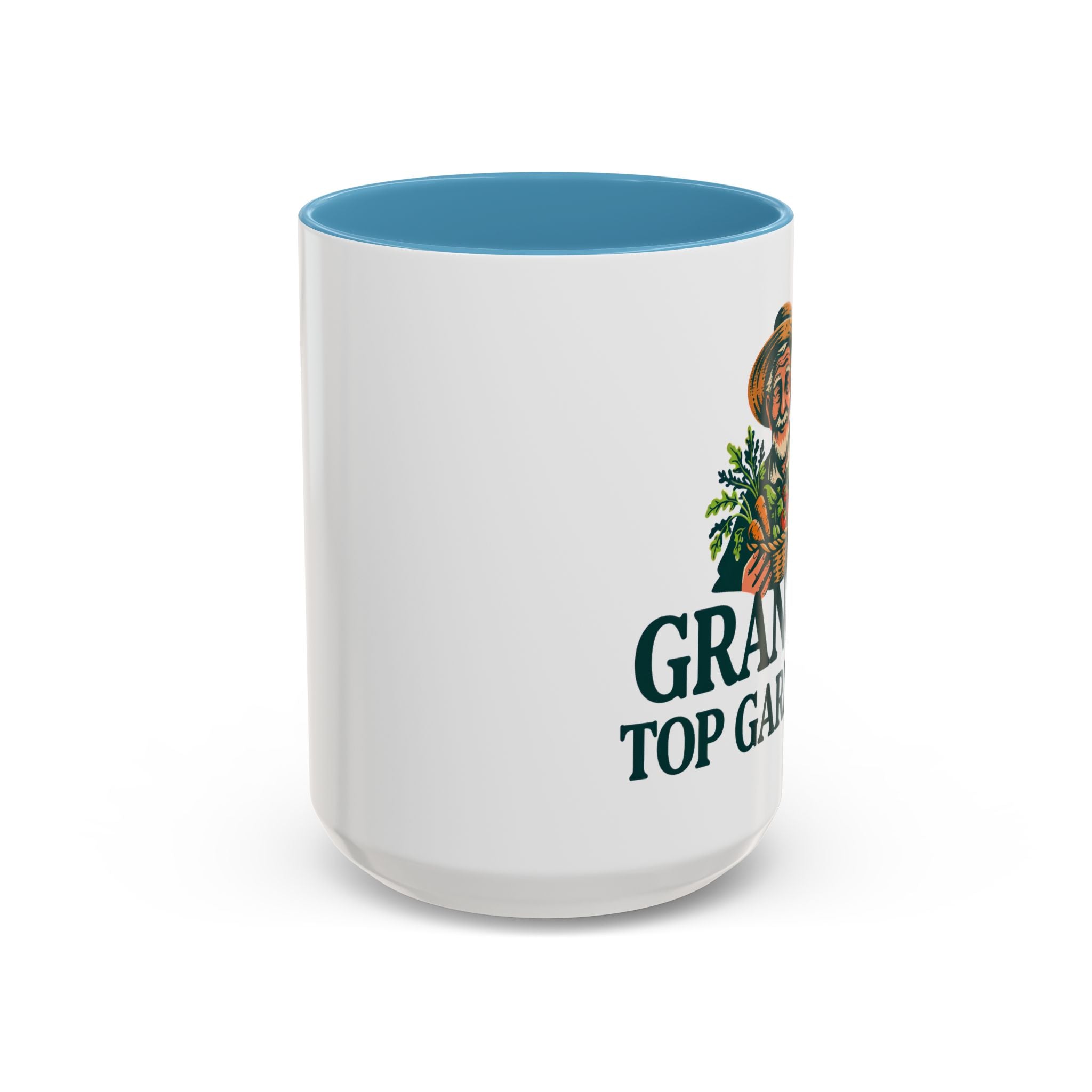 Grandad Top Gardener Accent Coffee Mug — 11/15oz Gift for Gardeners
