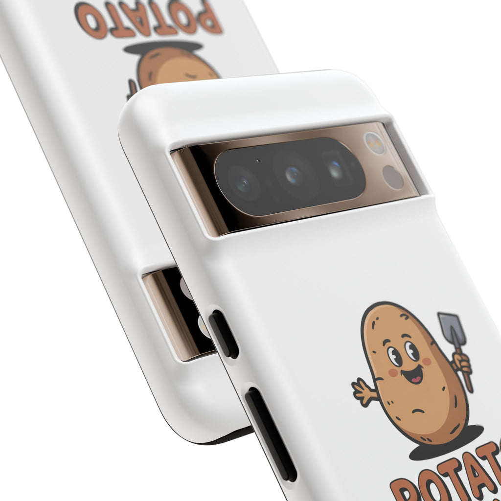 Phone Case — "Potato Digging Love" Cute Gardening Cartoon Protective Cover