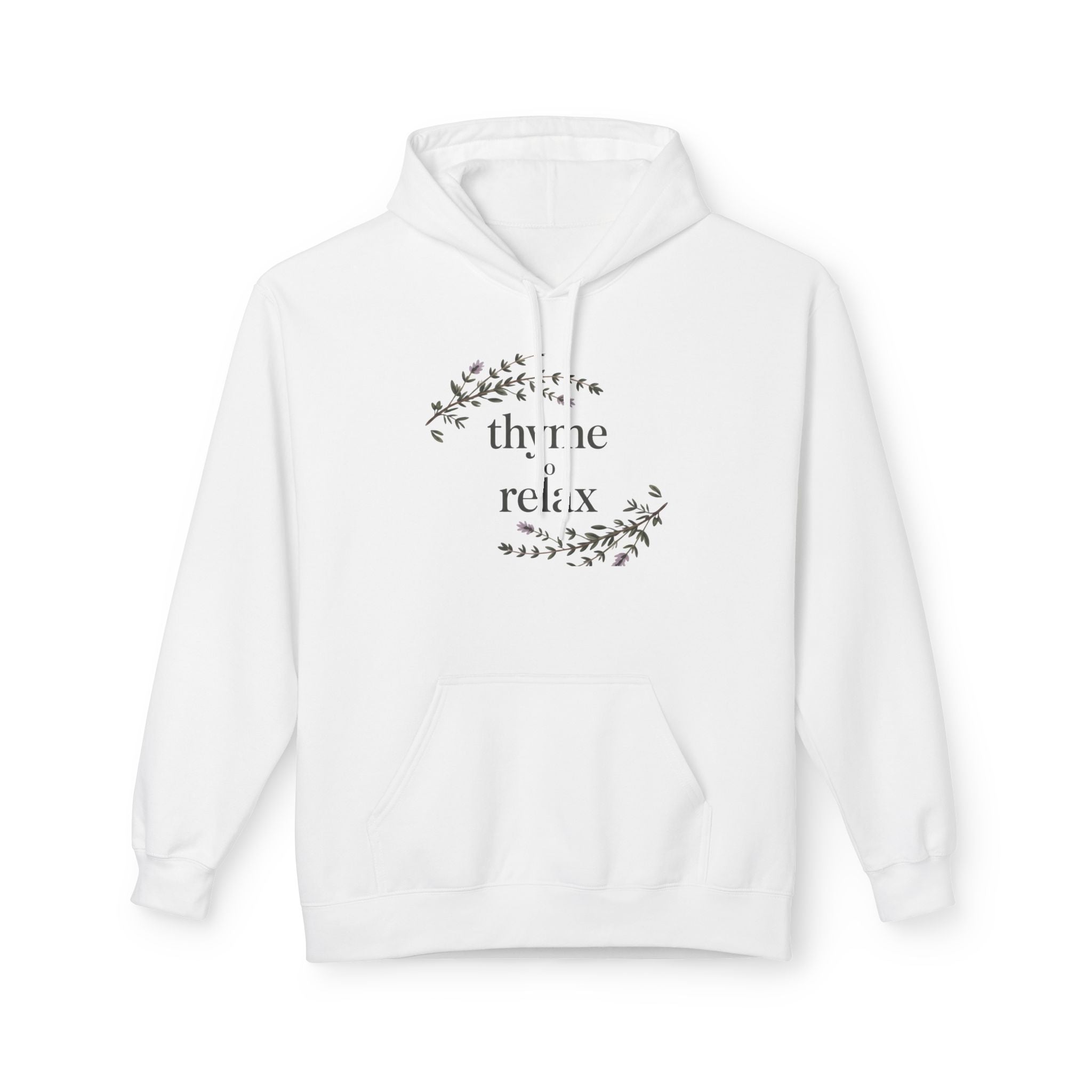Thyme to Relax Hoodie — Botanical Relaxation Pullover