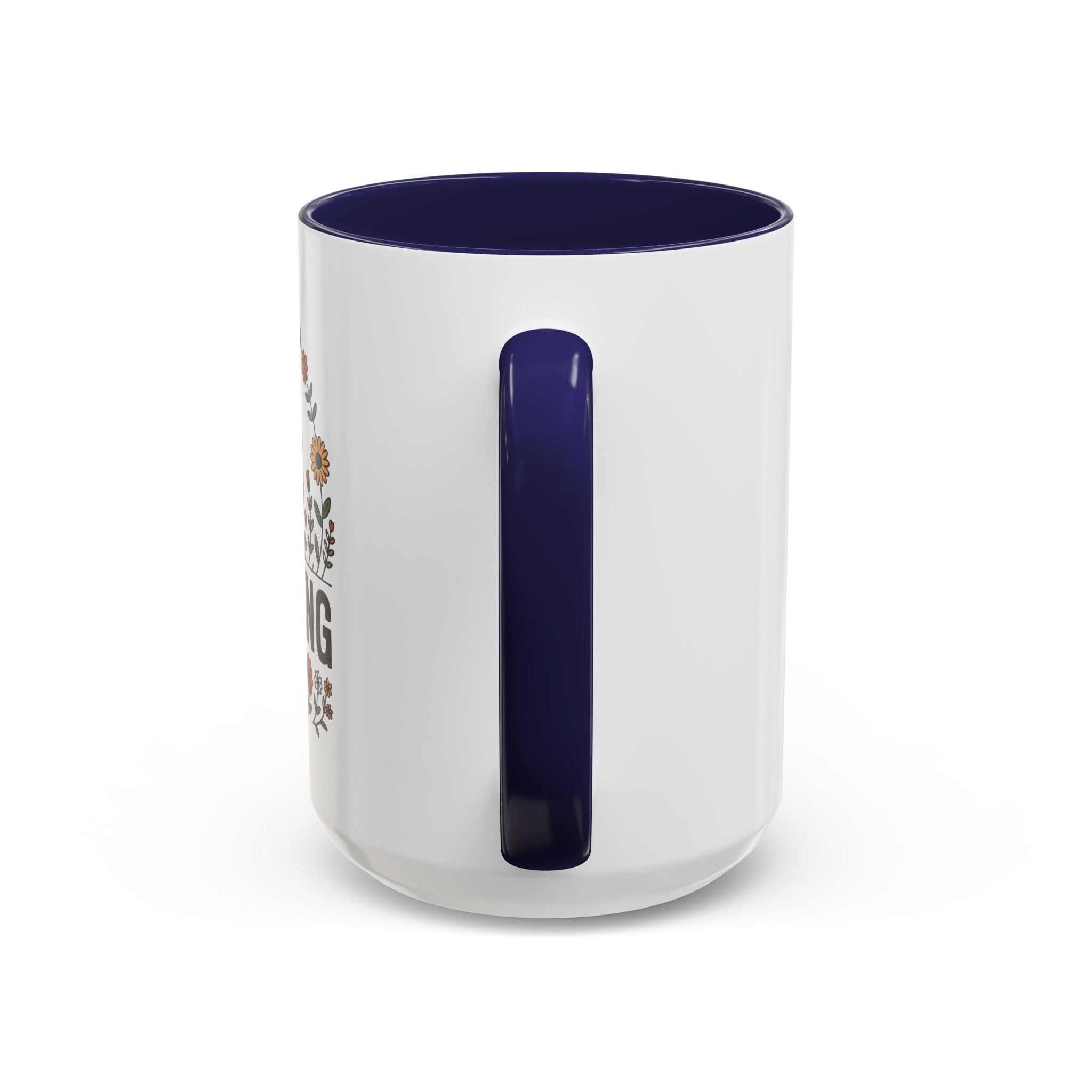 Gardening Love Accent Coffee Mug – Cute Couple Floral Gardeners (11/15oz)