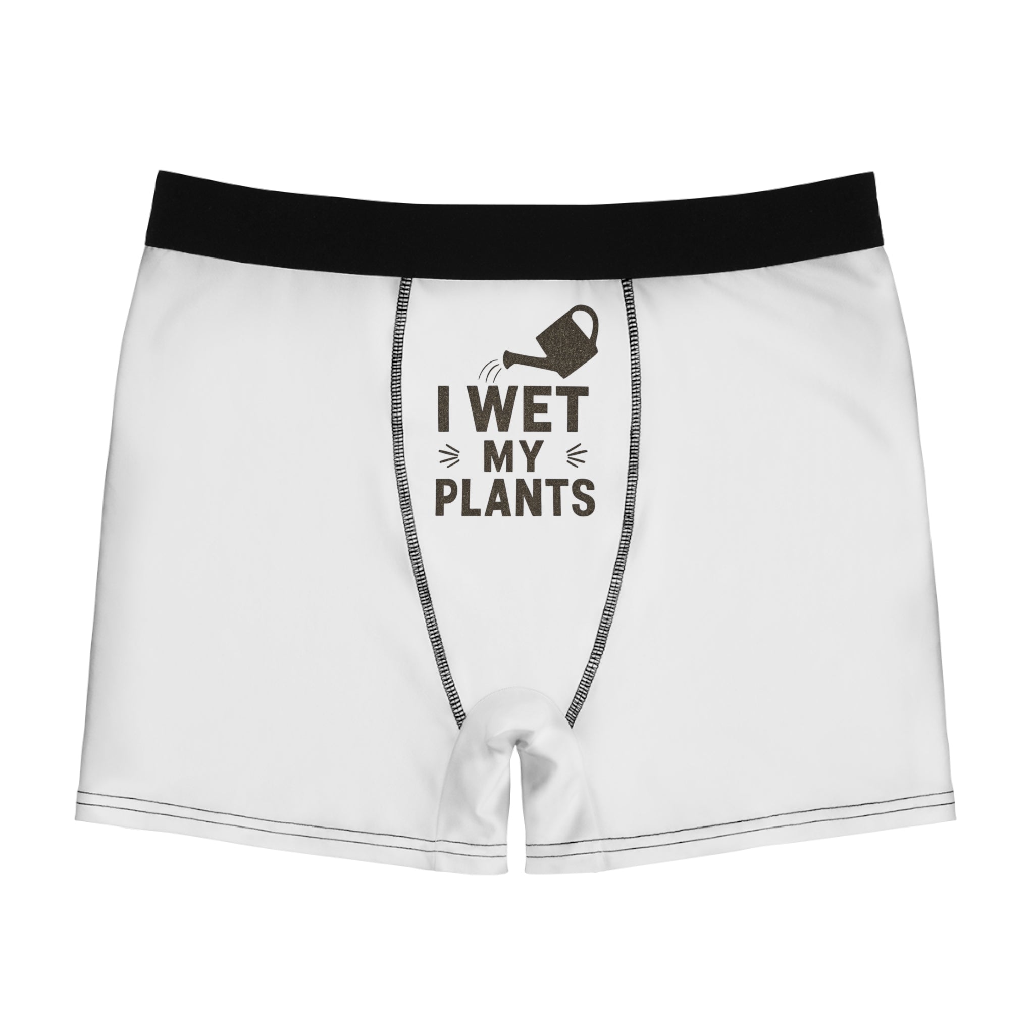 Boxer Briefs - "I Wet My Plants" Funny Gardening Men's Underwear