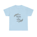 Relax Tee — “Thyme to Relax” Herbal Floral Graphic T-Shirt