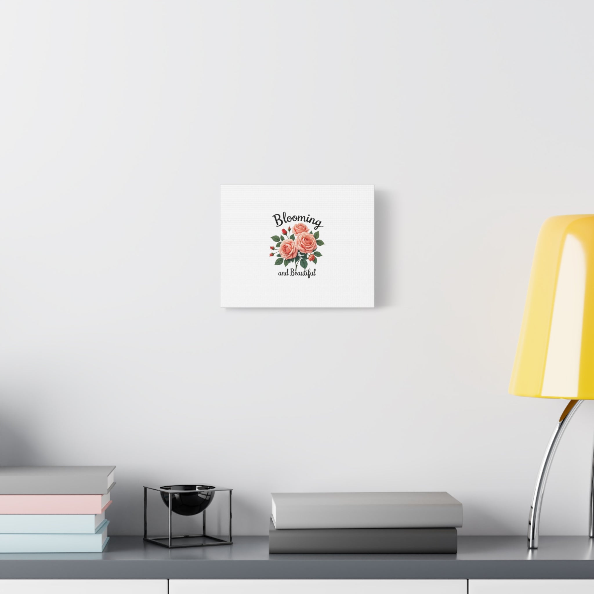 Blooming and Beautiful Rose Bouquet Canvas Wall Art
