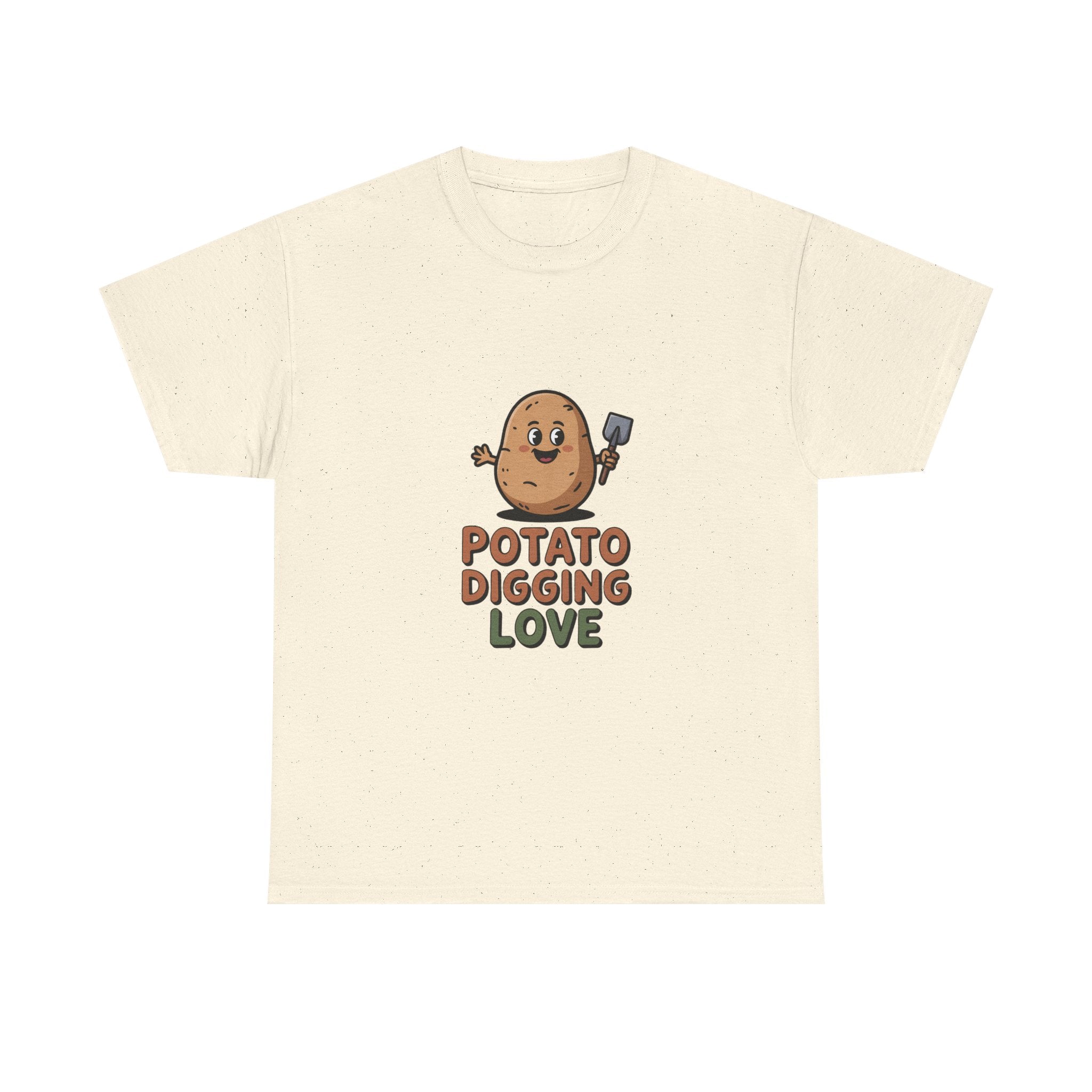 T-Shirt — "Potato Digging Love" Cute Gardening Veggie Tee