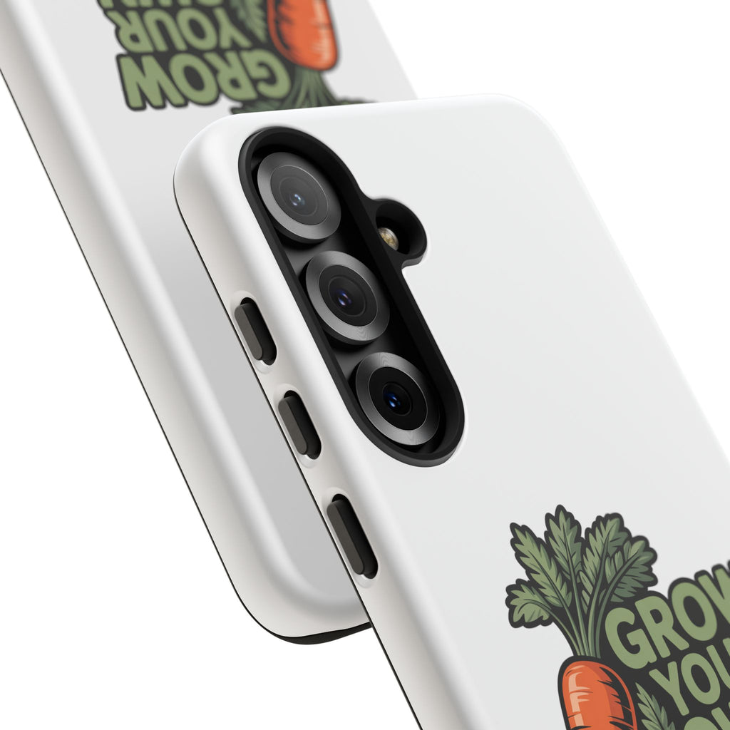 Grow Your Own Vegetables Phone Case — Gardening Carrot Potato Tomato Design