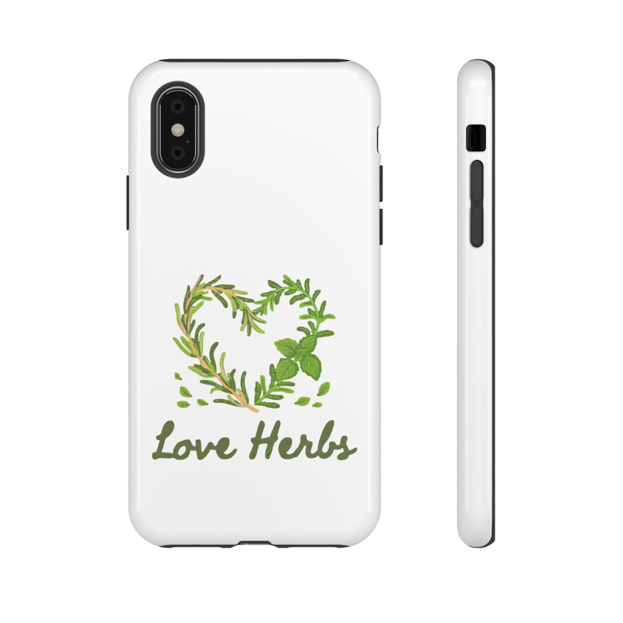 Herb Heart Phone Case - "Love Herbs" Botanical iPhone Cover