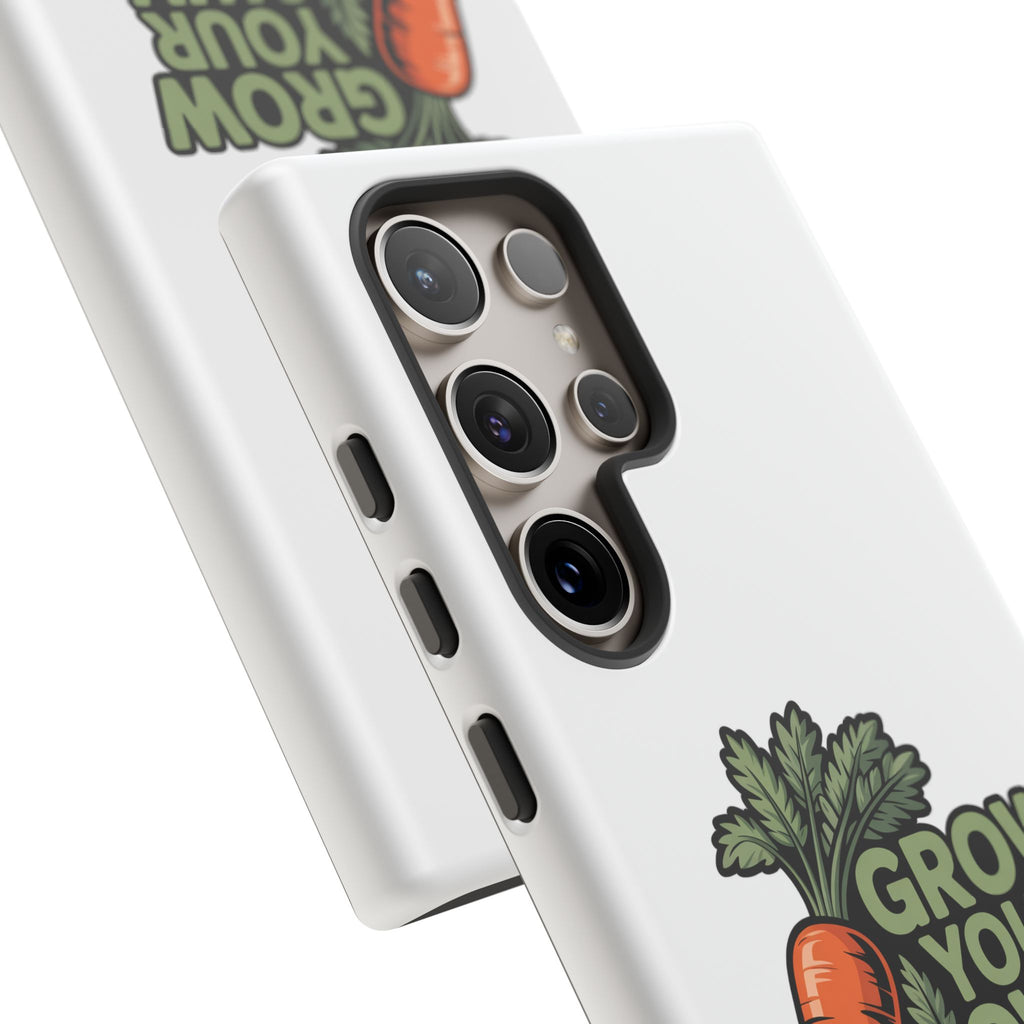 Grow Your Own Vegetables Phone Case — Gardening Carrot Potato Tomato Design