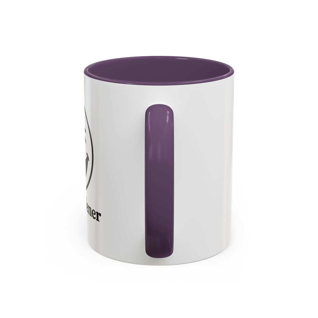 Sexy Gardener Accent Coffee Mug — Winking Smiley Plant Lover Gift (11/15oz)