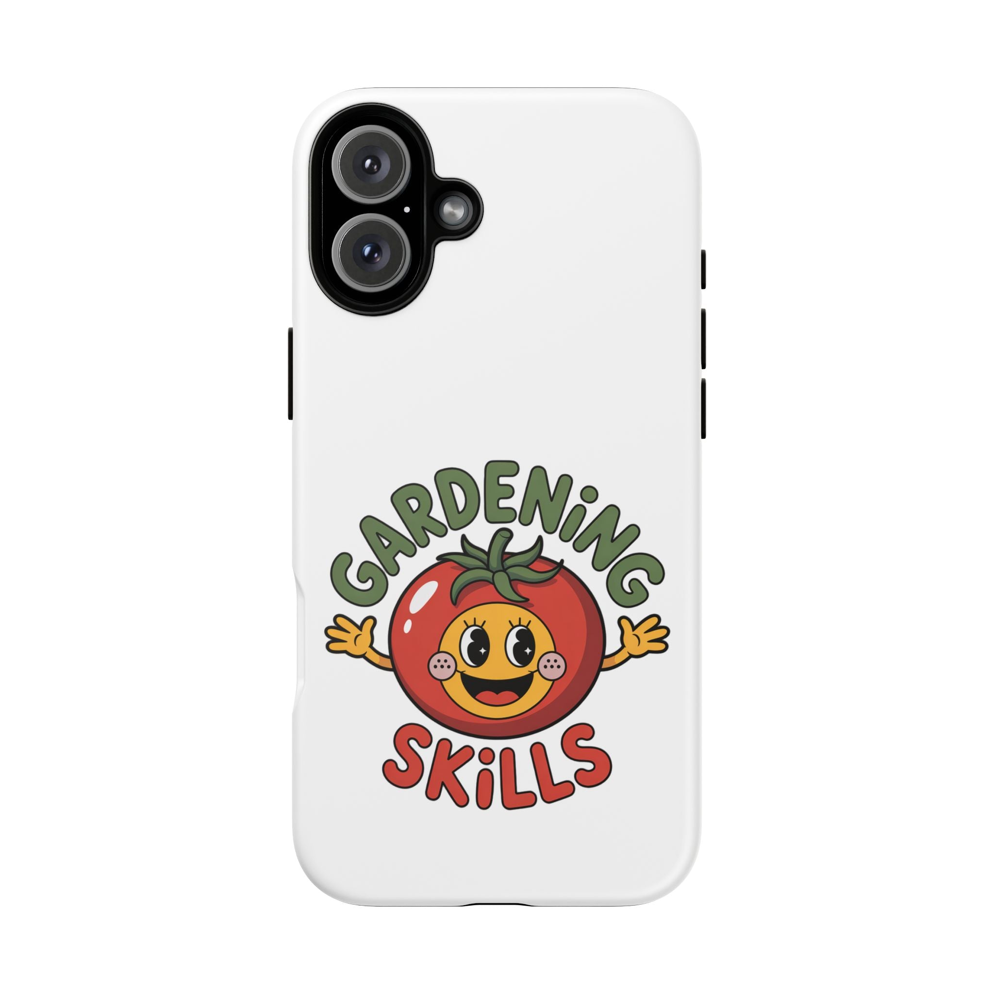 Gardening Skills Phone Case — Cute Tomato Plant Lover Protective Cover