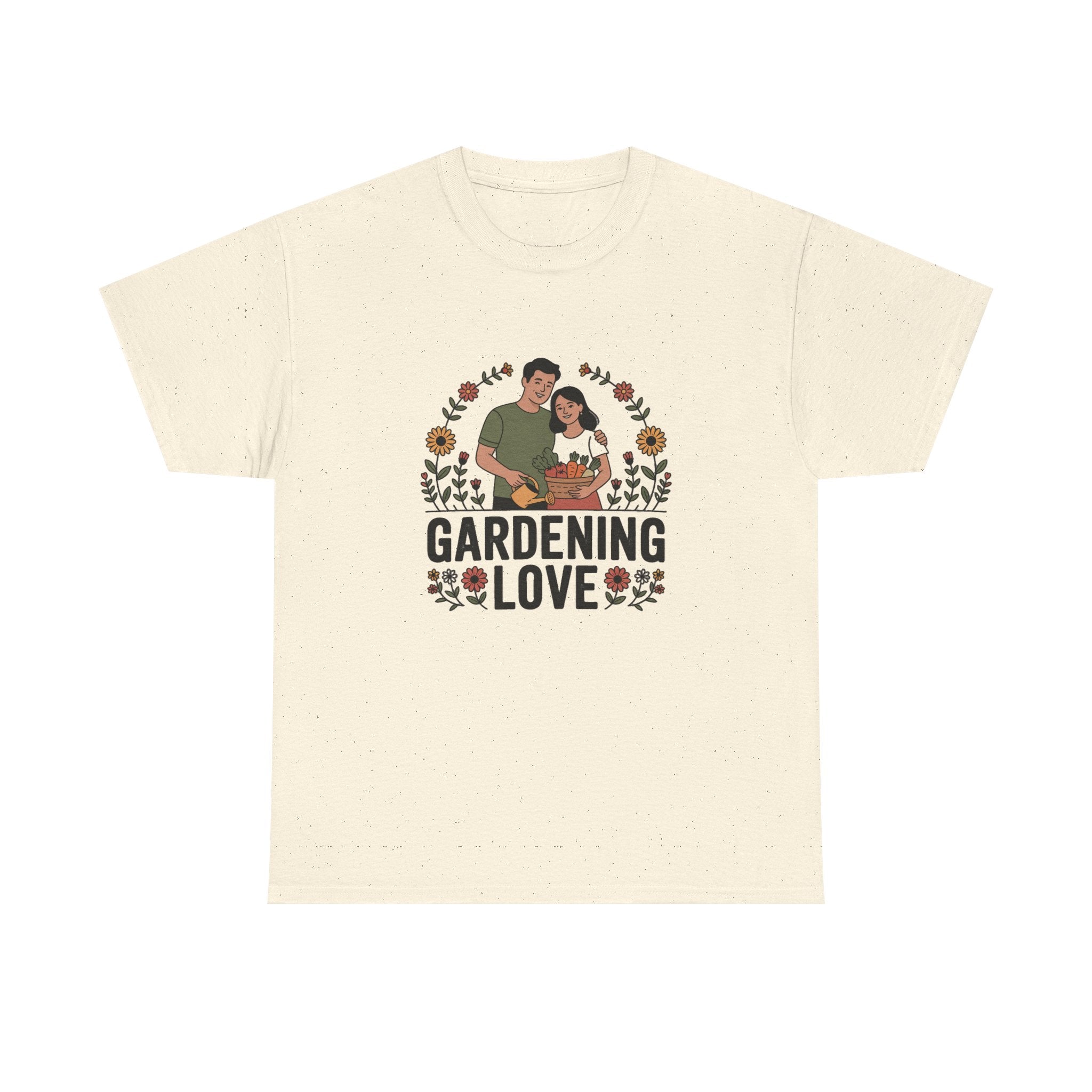 Gardening Love T-Shirt — Cute Couple Planting Graphic Tee