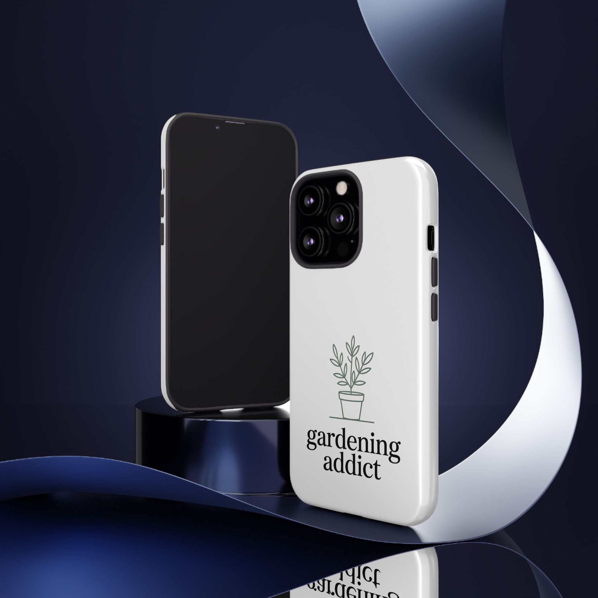Phone Case — 'gardening addict' Minimal Plant Design