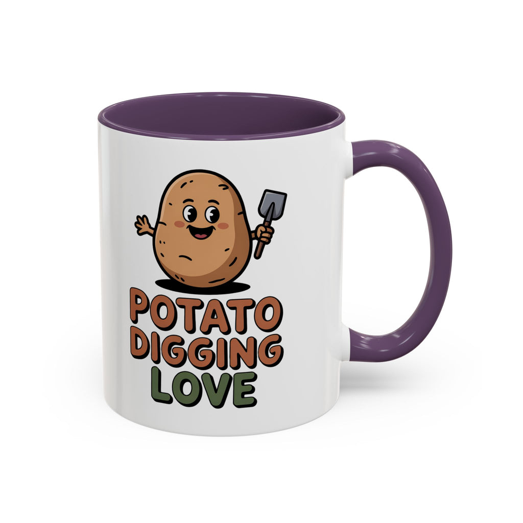 Potato Digging Love Coffee Mug — Cute Gardening Mug (11/15oz)