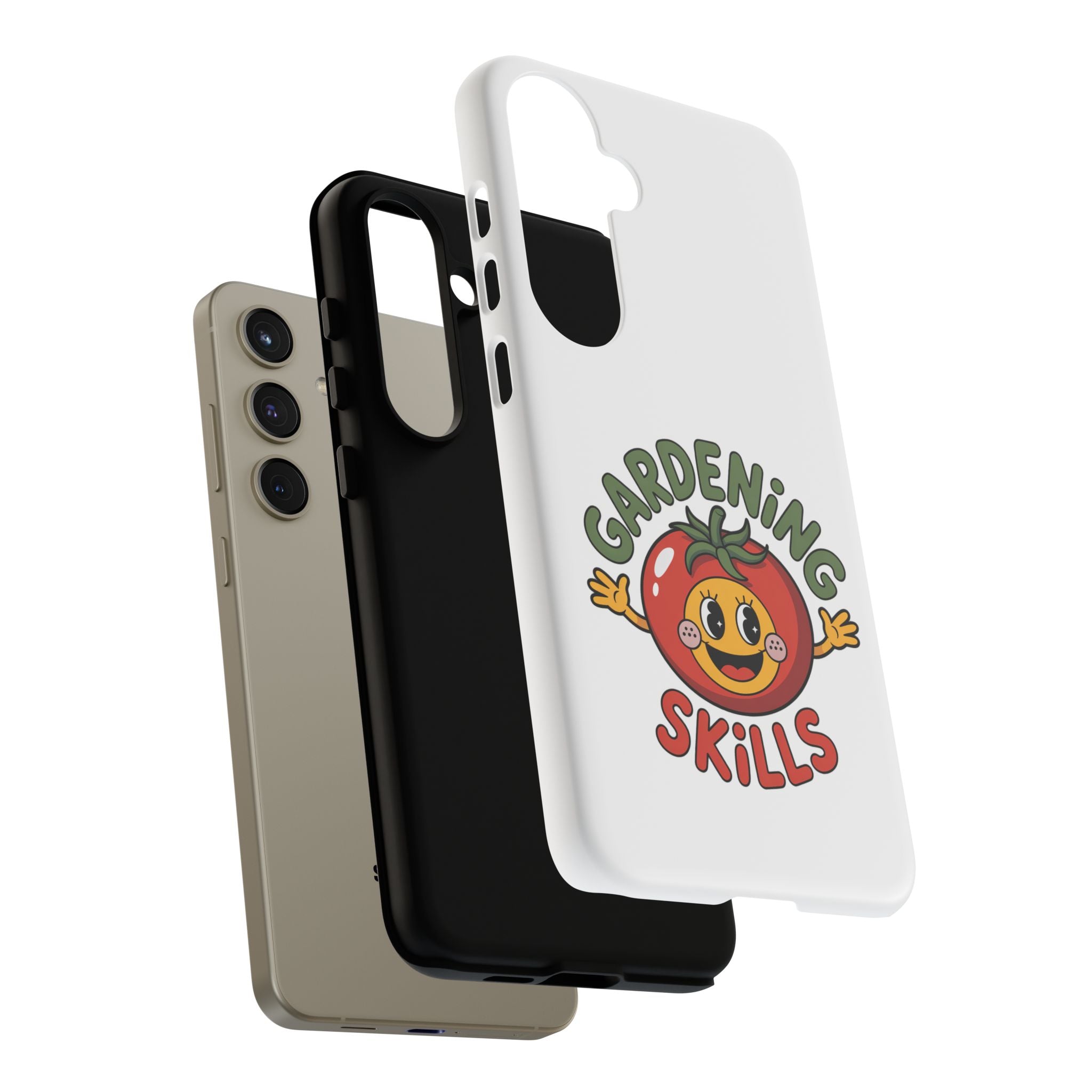 Gardening Skills Phone Case — Cute Tomato Plant Lover Protective Cover
