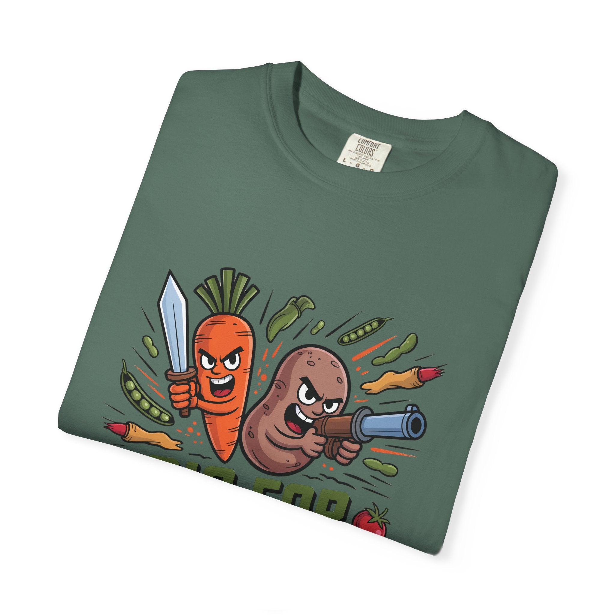 Dig for Victory T-Shirt — Retro Veggie Garden Graphic Tee