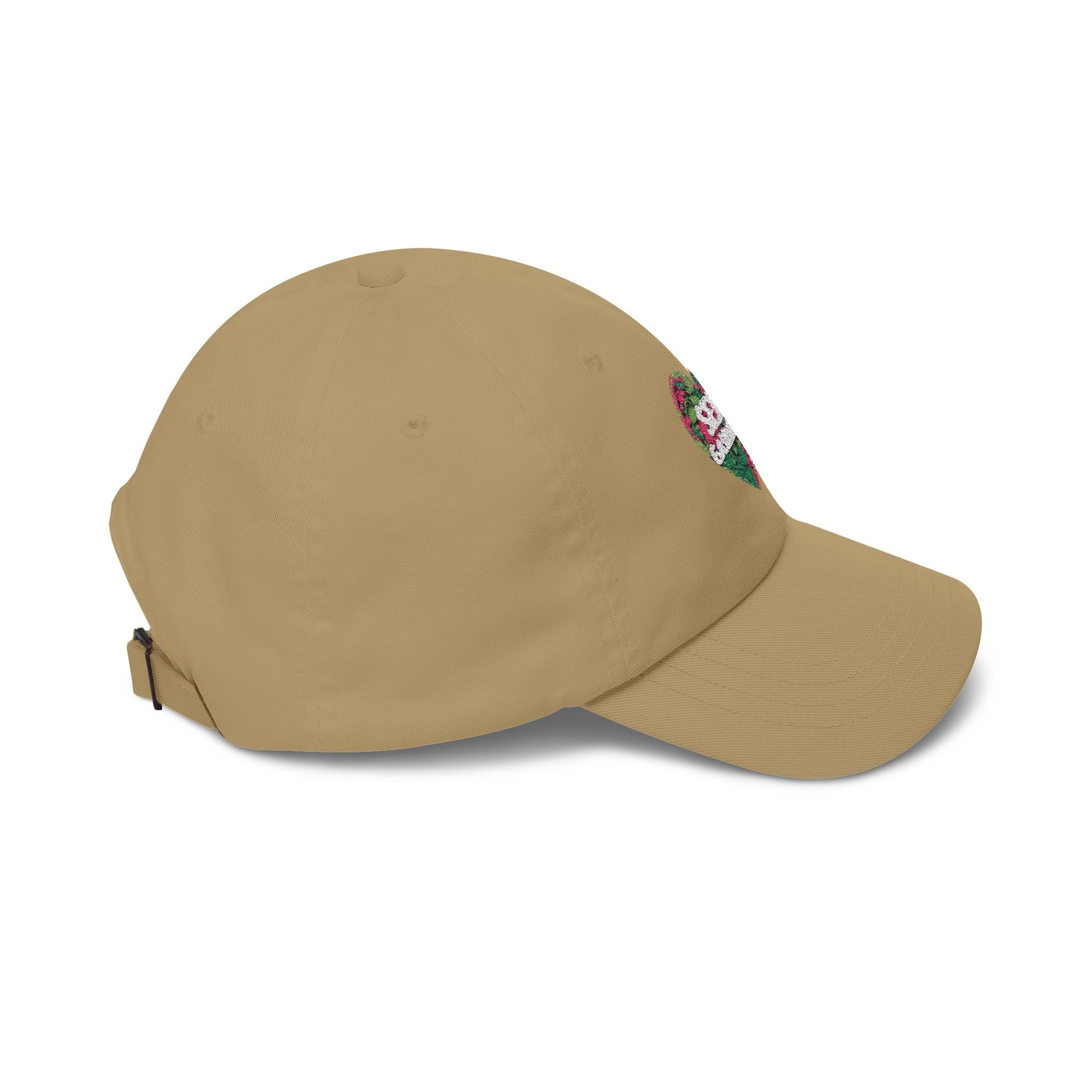 Classic Dad Cap — "Sexy Gardener" Floral Heart Embroidered Hat