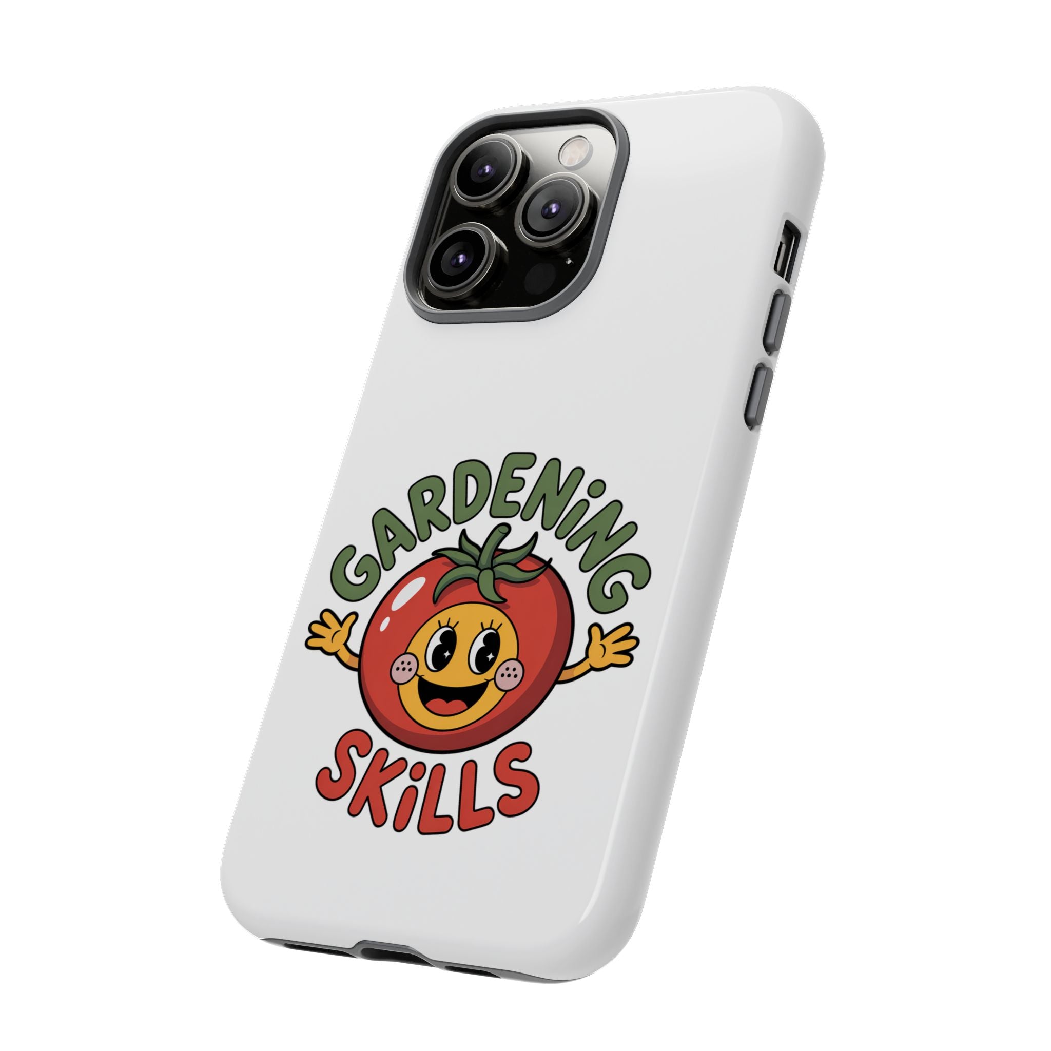 Gardening Skills Phone Case — Cute Tomato Plant Lover Protective Cover