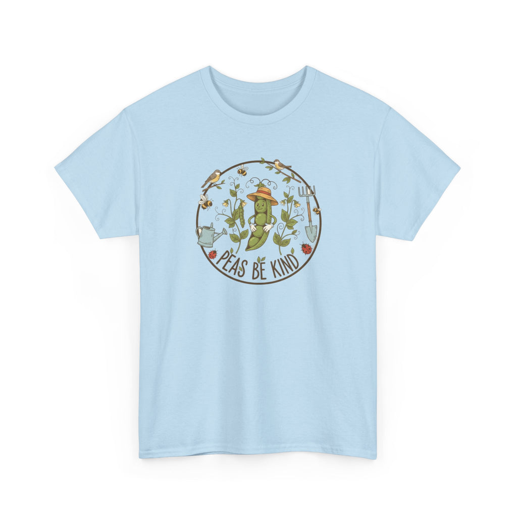 T-Shirt — "Peas Be Kind" Cute Garden Pea Illustration Tee