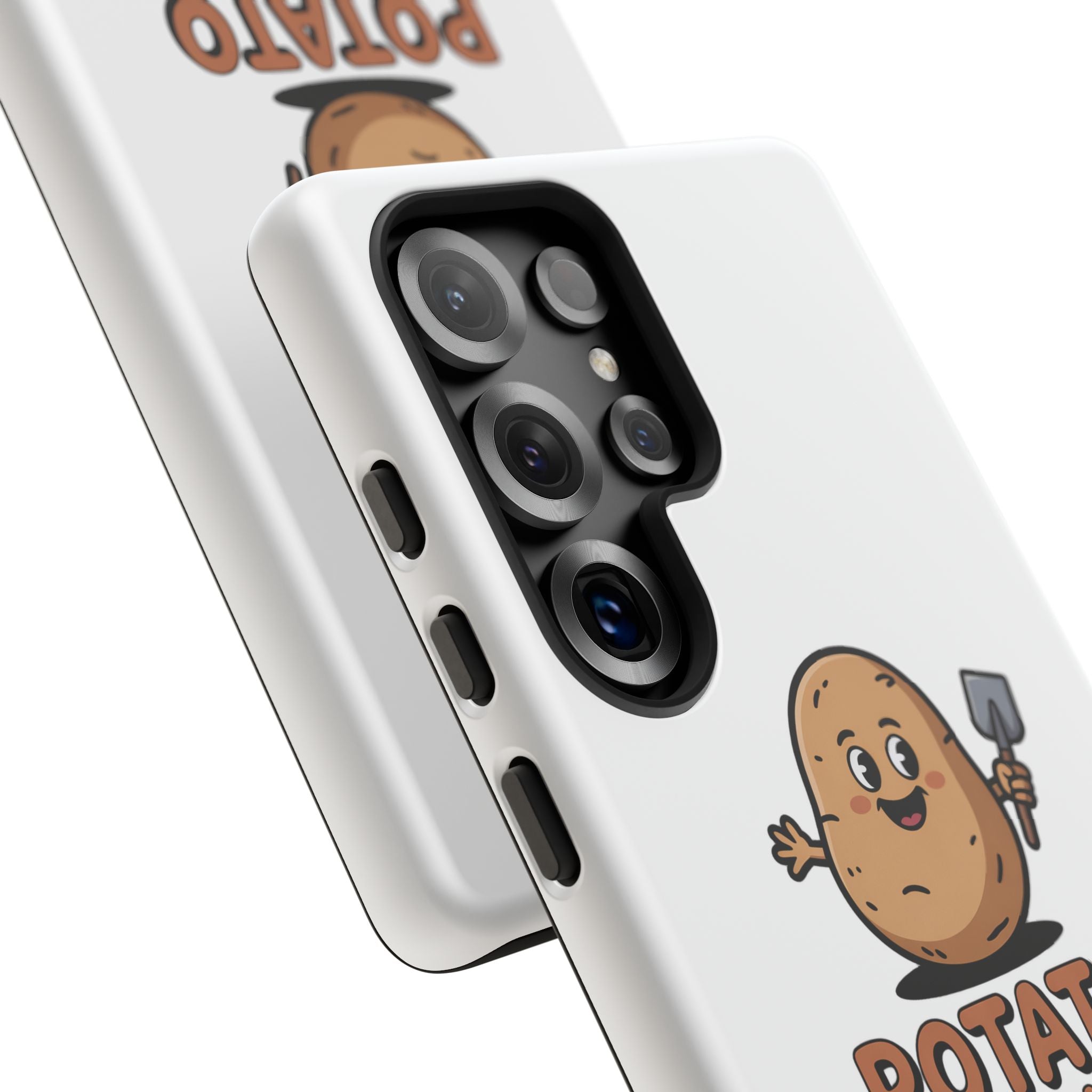 Phone Case — "Potato Digging Love" Cute Gardening Cartoon Protective Cover