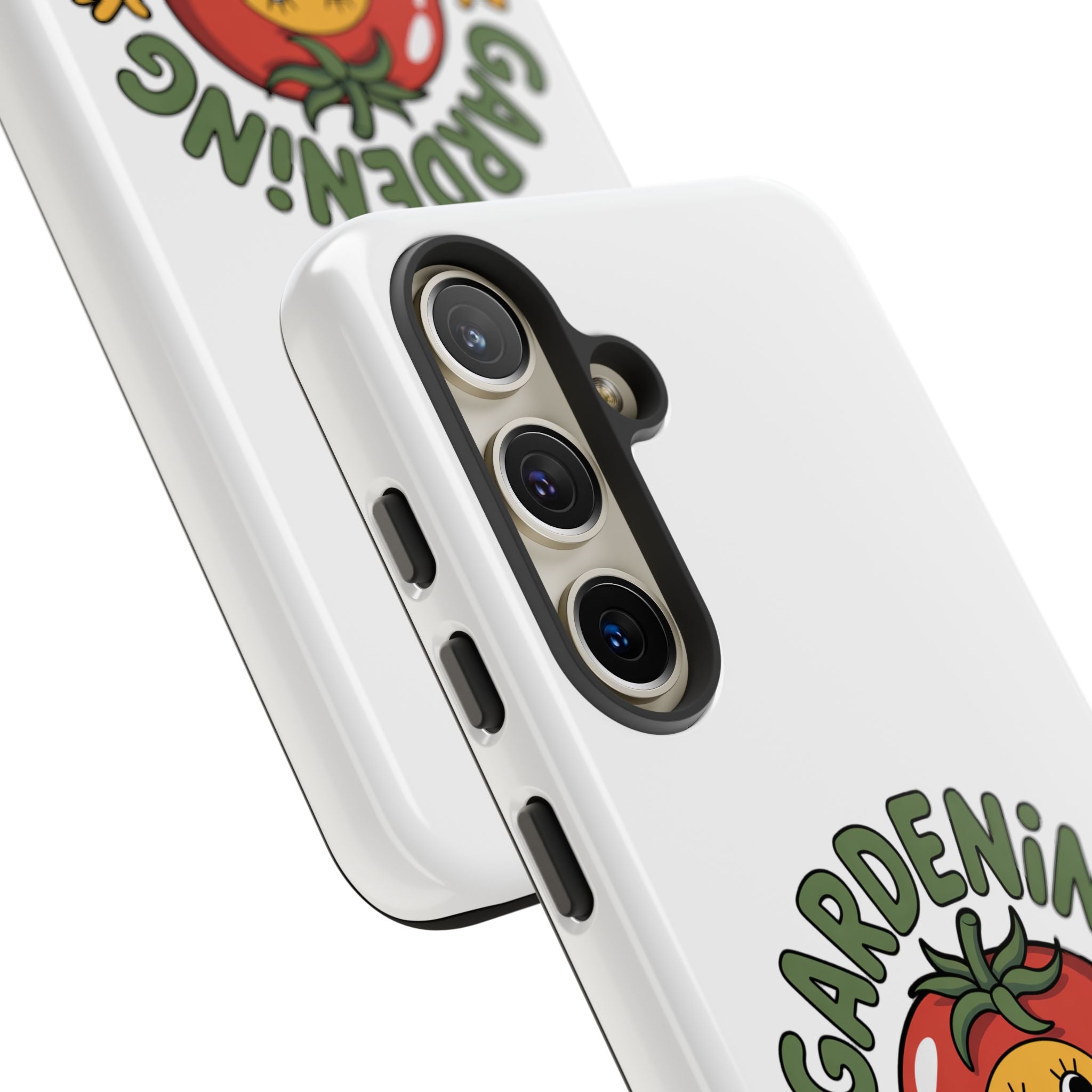 Gardening Skills Phone Case — Cute Tomato Plant Lover Protective Cover