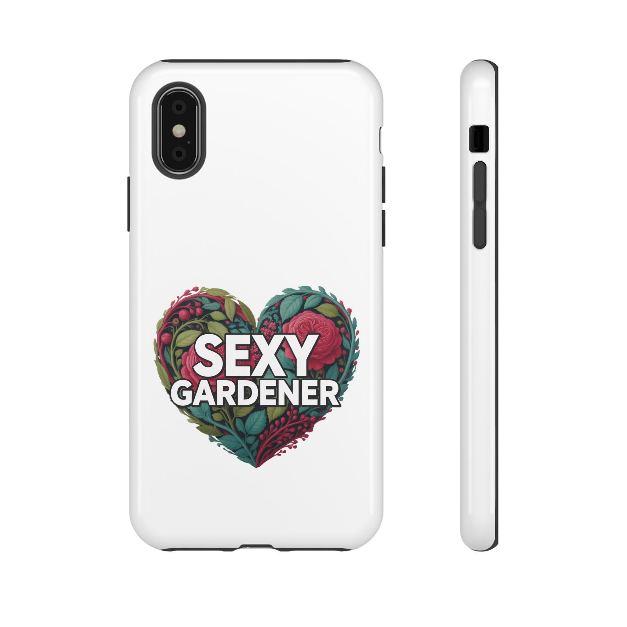 Sexy Gardener Phone Case — Floral Heart Garden Lover Tough Case